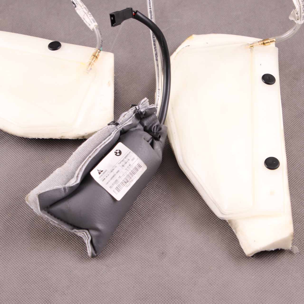 BMW X3 F25 Front Seat Lordosis Pad Lumbar Bag Back Support Pump Set 7140555