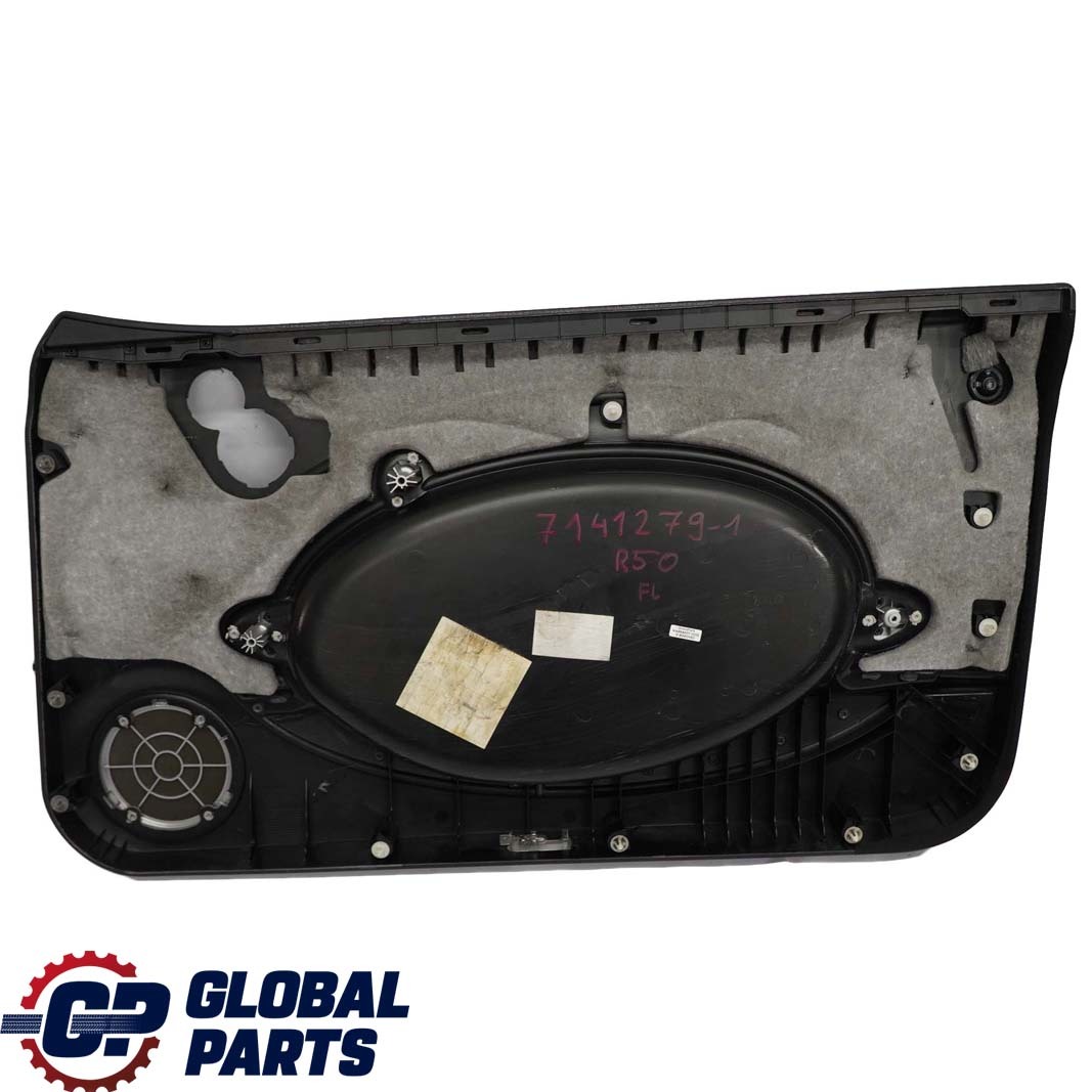 Mini R50 R53 Front Left Door Card Side Trim Harman Kardon Panther Alloy Patina