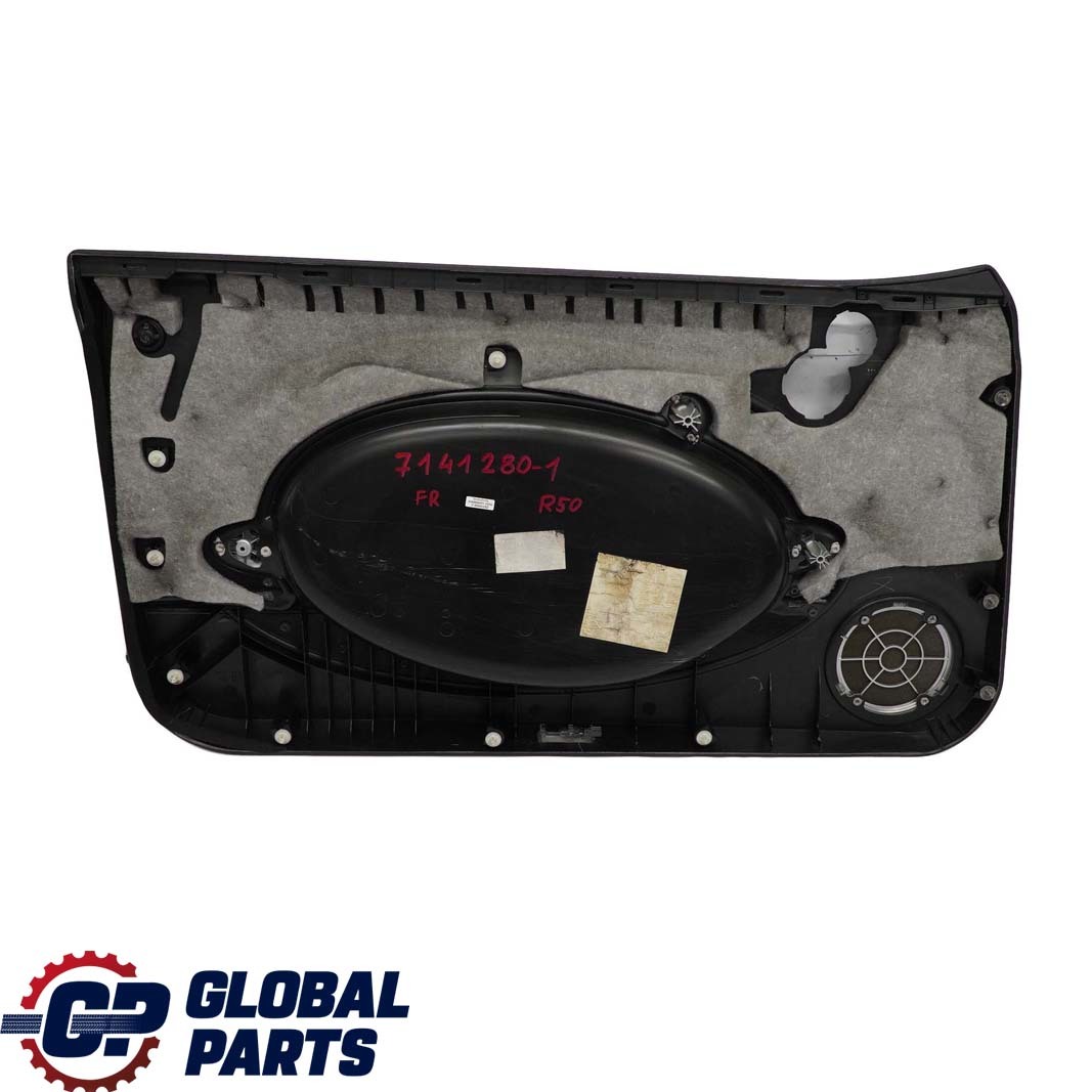 Mini R50 R53 Front Right O/S Door Card Side Trim Harman Kardon Alloy Patina