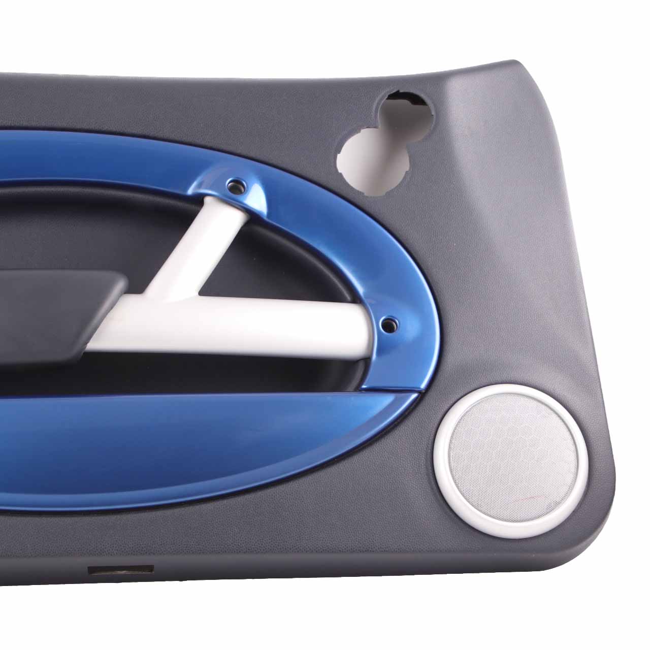 Door Card Mini R52 R53 Front Left N/S Trim Panel Panther Black Decor Hyper Blue