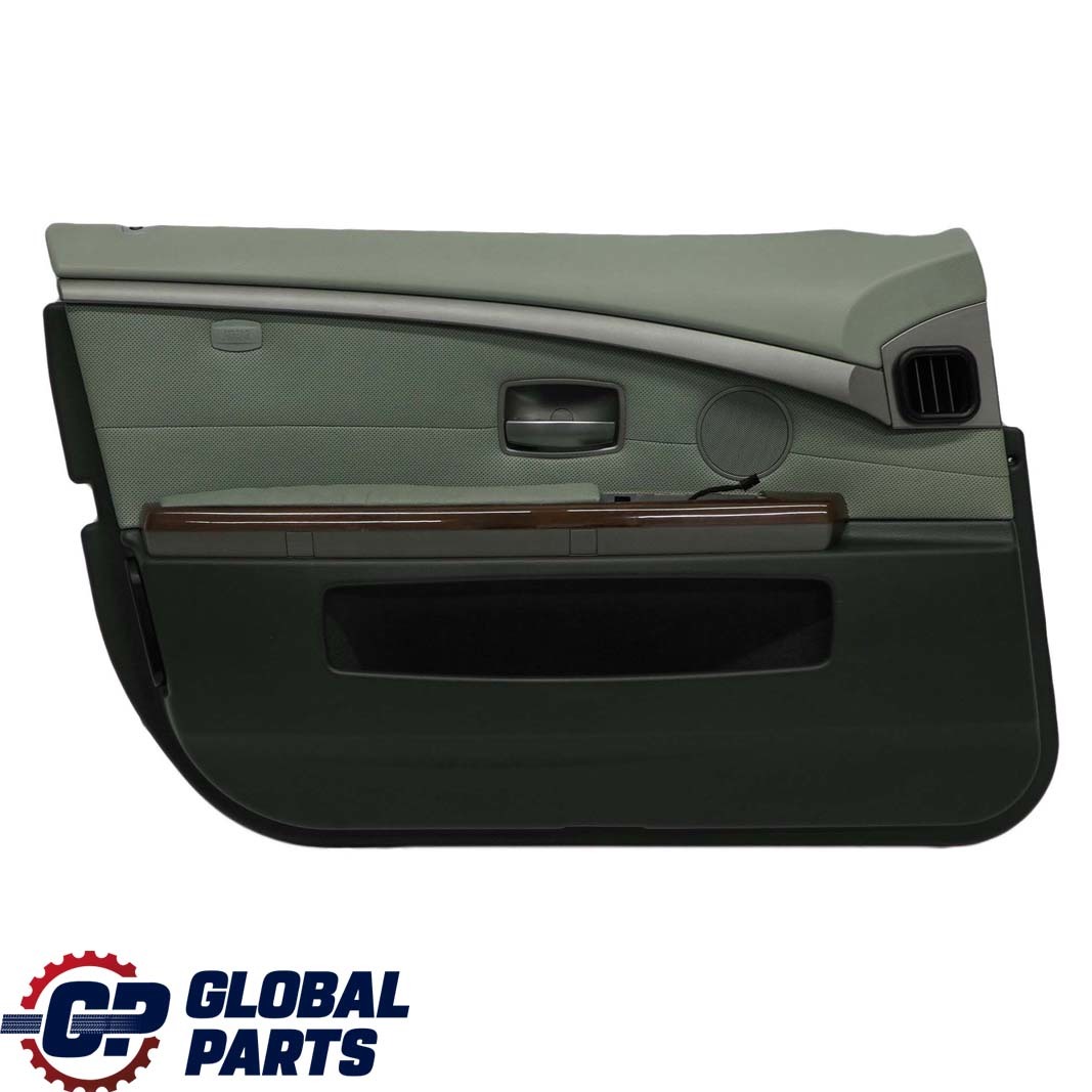 BMW 7 Series E65 E66 Front Left N/S Door Card Leather Nasca Green Lining Trim