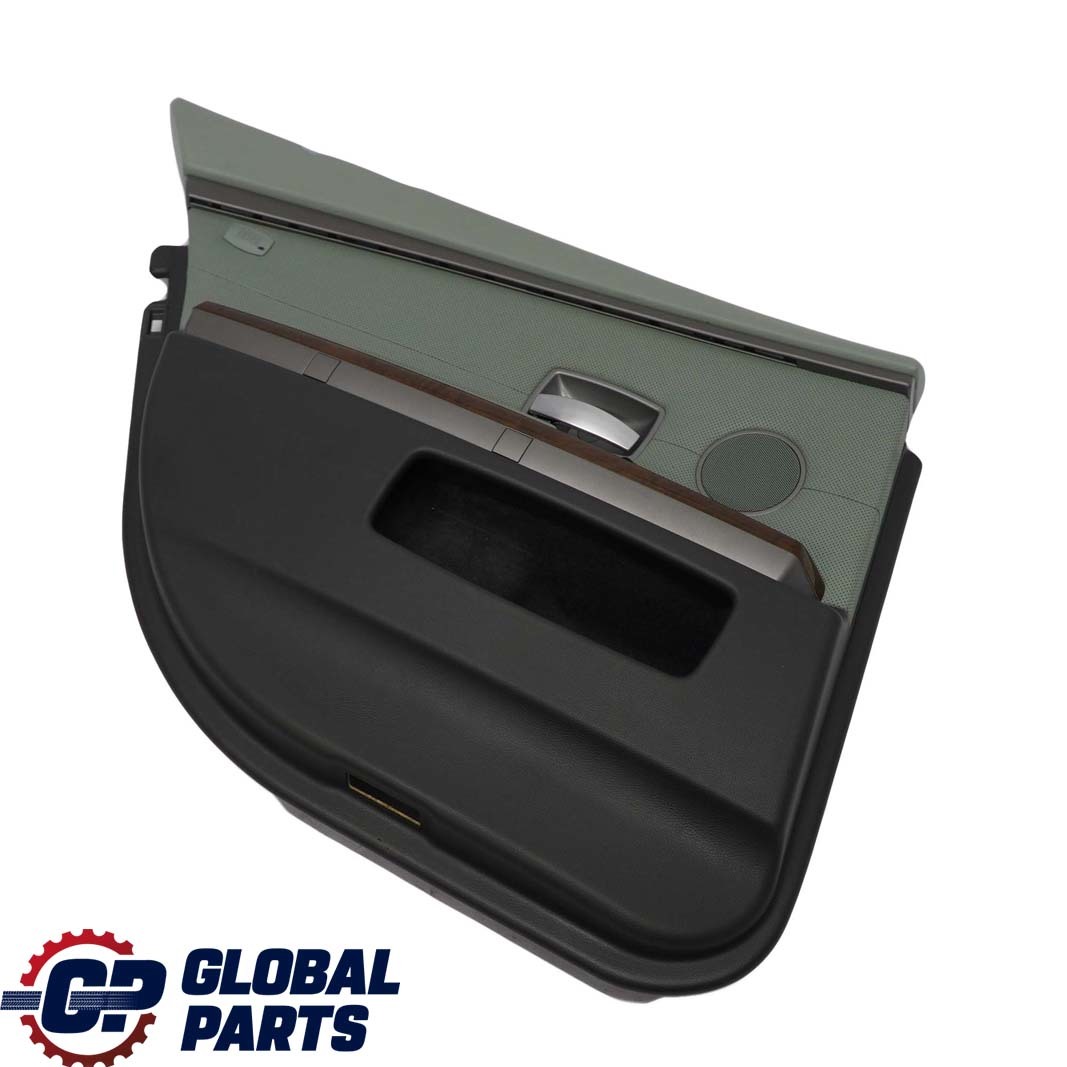 BMW 7 Series E65 Rear Left N/S Door Card Leather Nasca Green Lining Trim