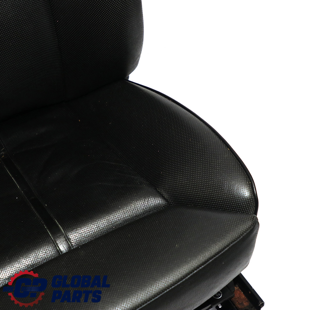 BMW 7 Series E65 E66 Heated Black Leather Front Right O/S Climate Comfort Seat