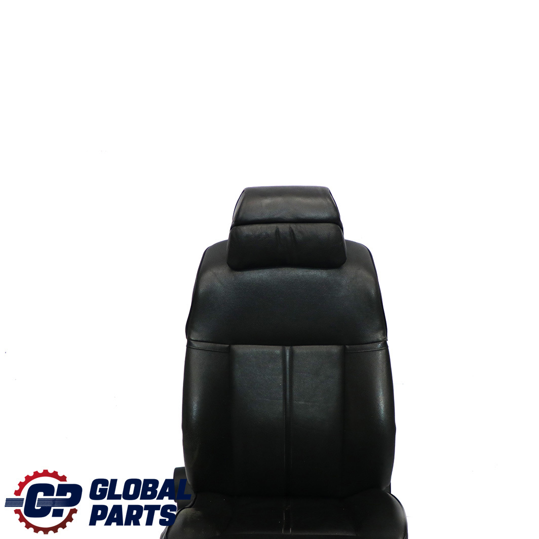 BMW 7 Series E65 E66 Heated Black Leather Front Right O/S Climate Comfort Seat