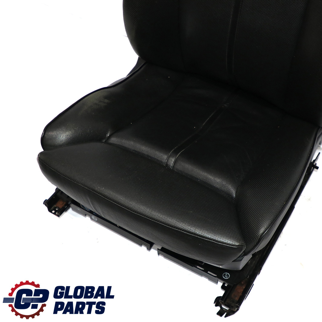 BMW 7 Series E65 E66 Heated Black Leather Front Right O/S Climate Comfort Seat