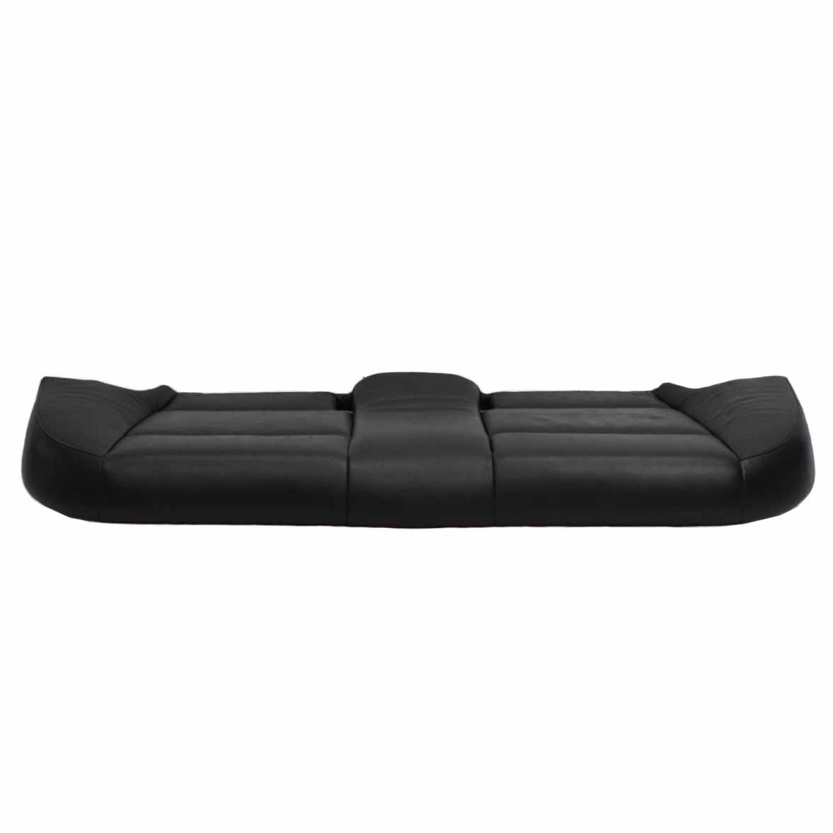 Rear Bench BMW E90 Black Leather Interior Seat Couch Base Schwarz