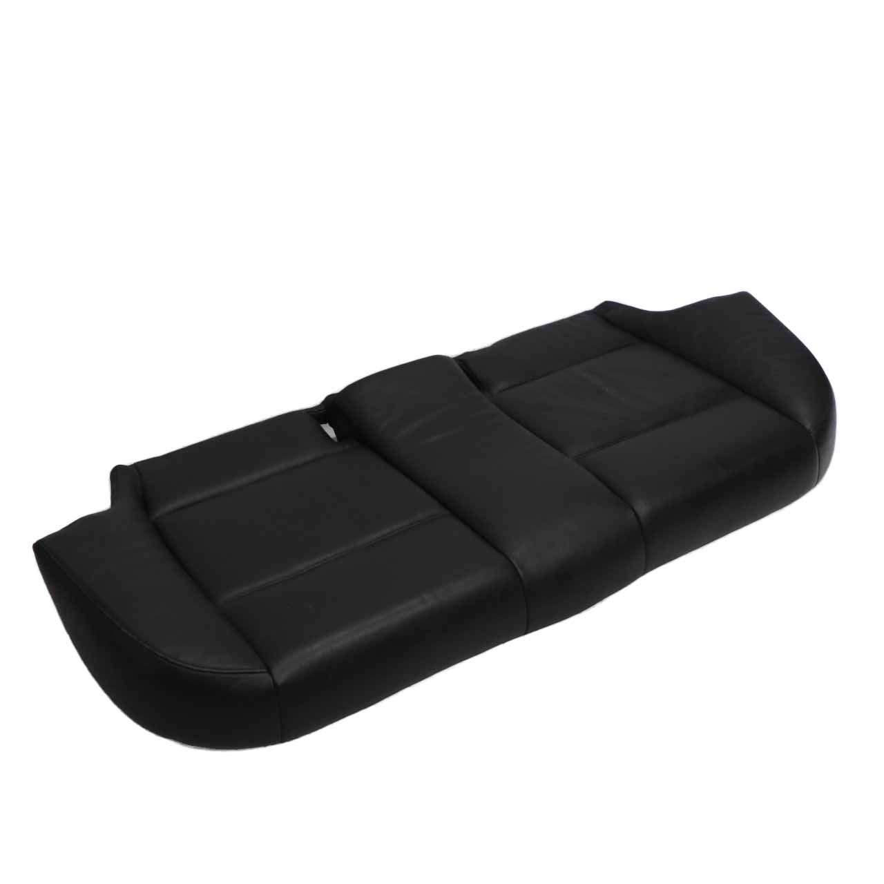 Rear Bench BMW E90 Black Leather Interior Seat Couch Base Schwarz