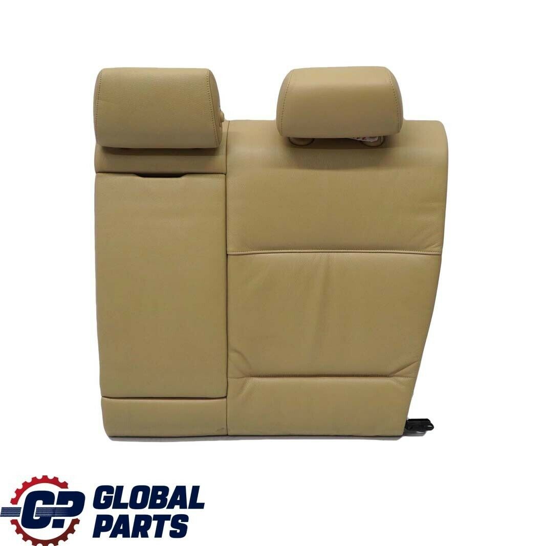 BMW 3 Series E90 Rear Left N/S Seat Cover Backrest Leather Beige Ski Bag