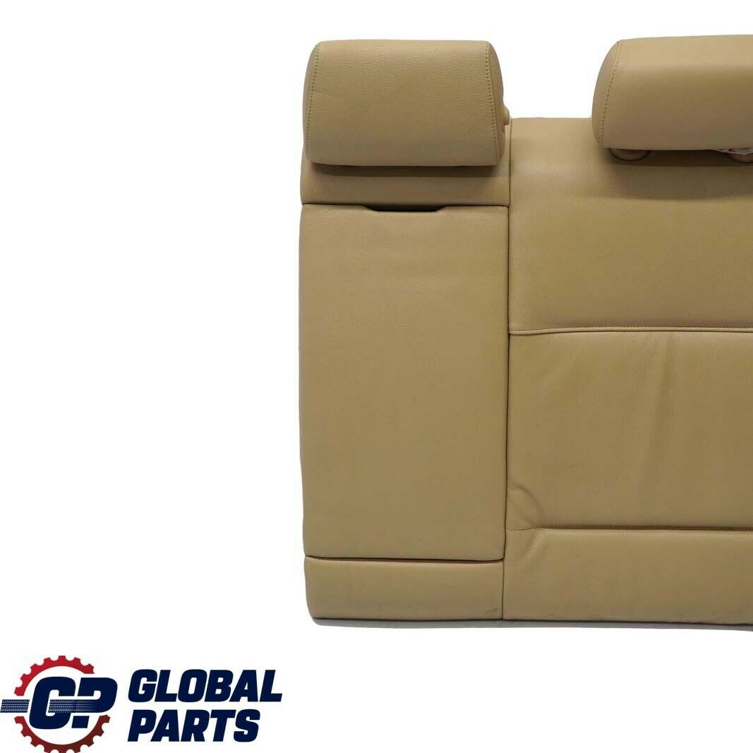 BMW 3 Series E90 Rear Left N/S Seat Cover Backrest Leather Beige Ski Bag