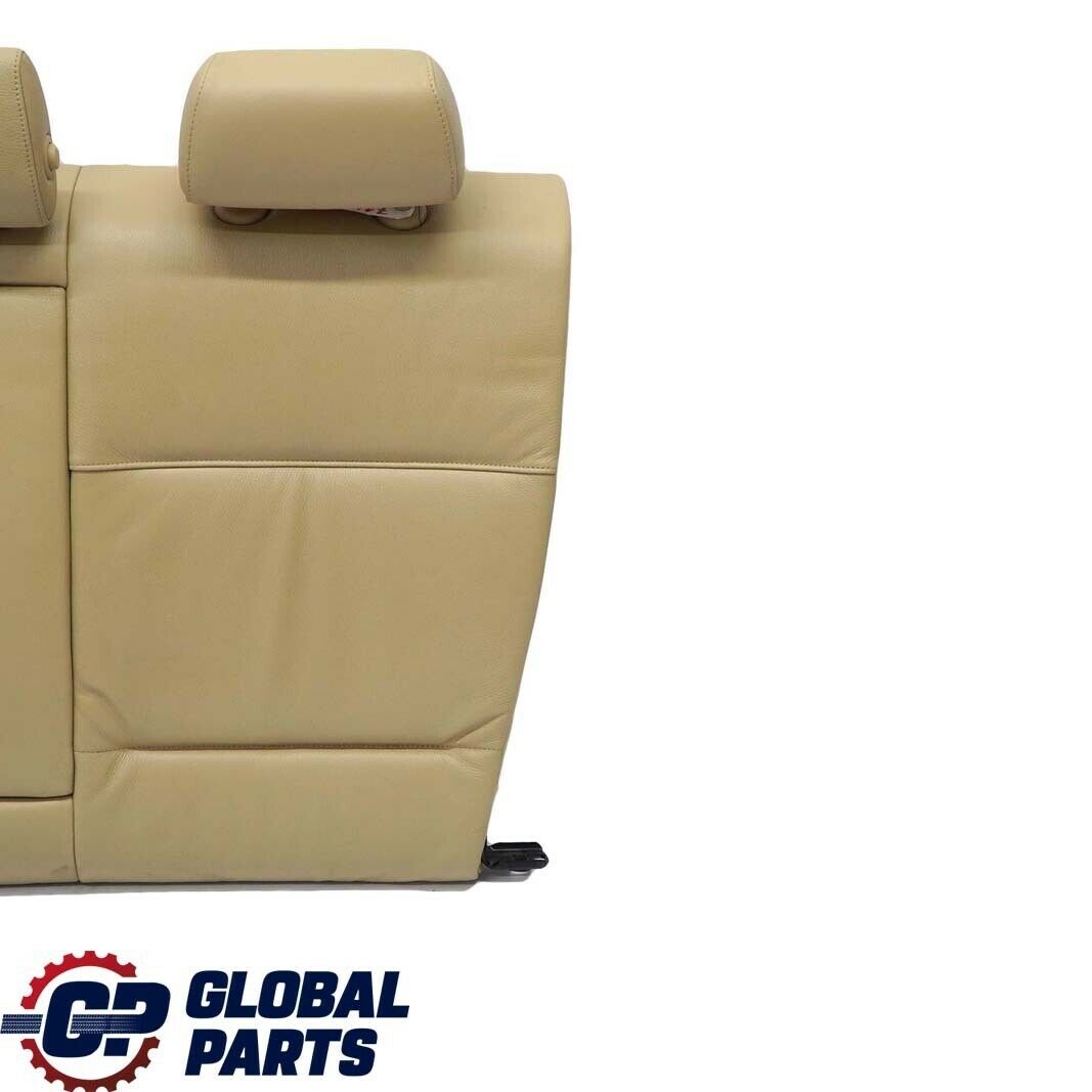 BMW 3 Series E90 Rear Left N/S Seat Cover Backrest Leather Beige Ski Bag