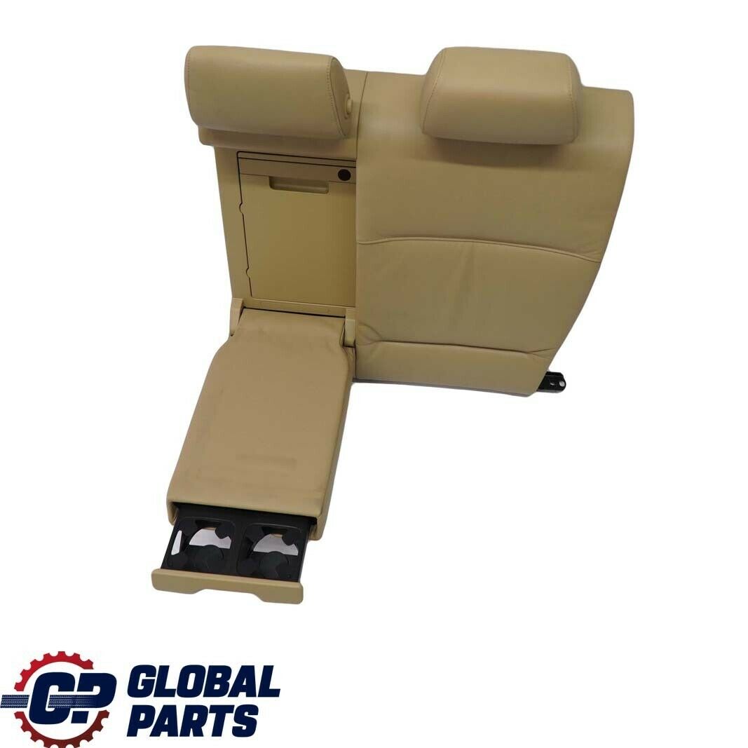 BMW 3 Series E90 Rear Left N/S Seat Cover Backrest Leather Beige Ski Bag