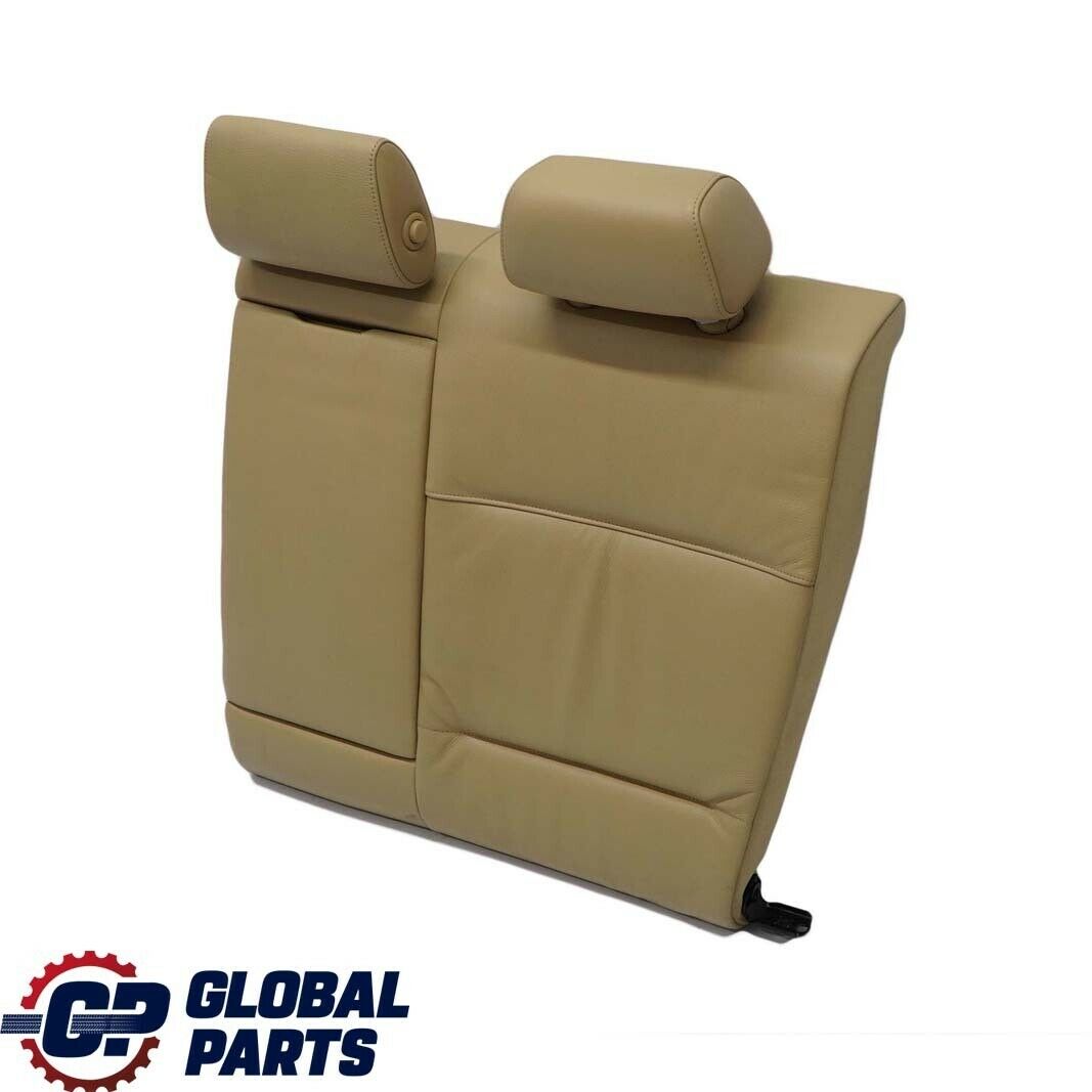 BMW 3 Series E90 Rear Left N/S Seat Cover Backrest Leather Beige Ski Bag