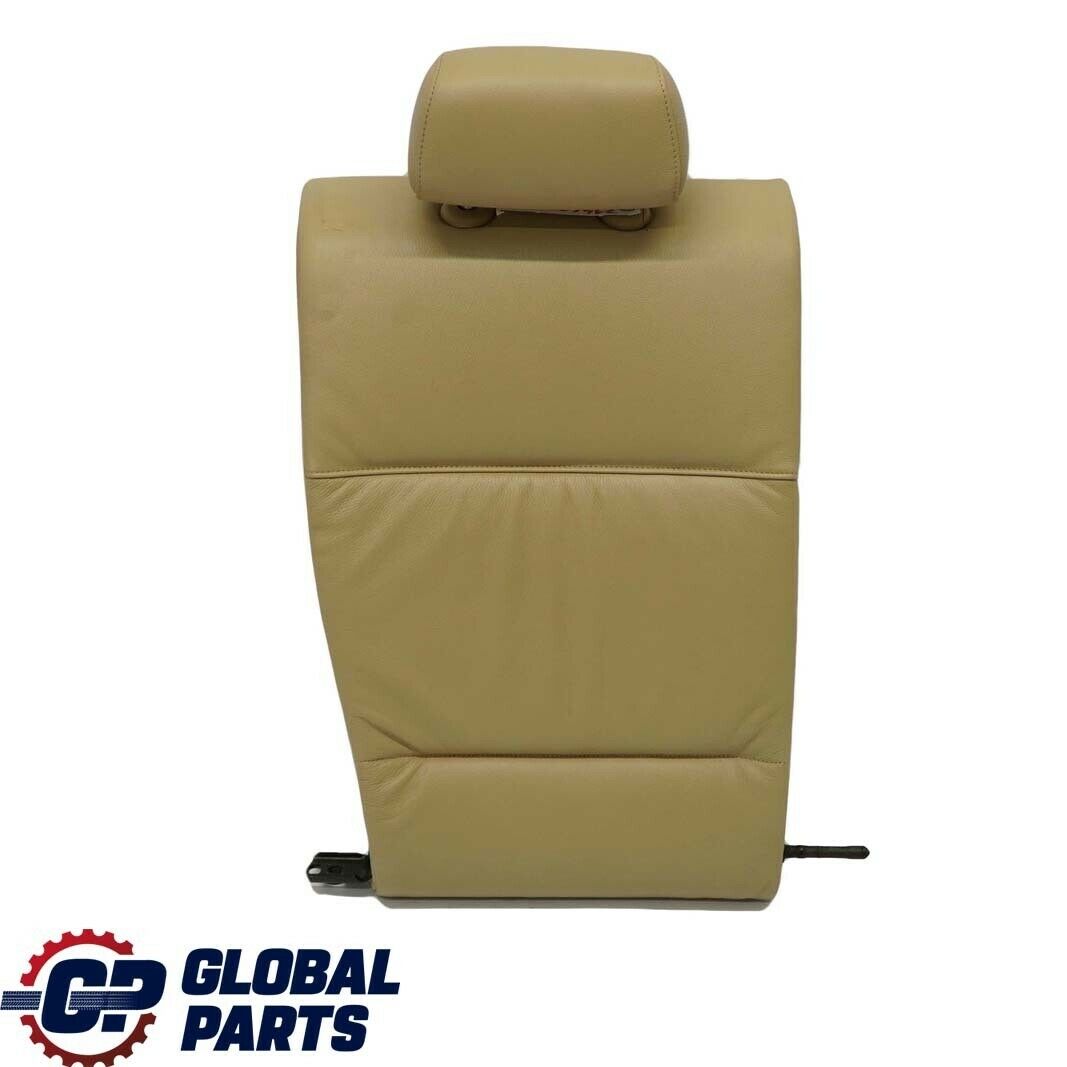 BMW 3 Series E90 Rear Right O/S Seat Cover Backrest Leather Beige Dakota