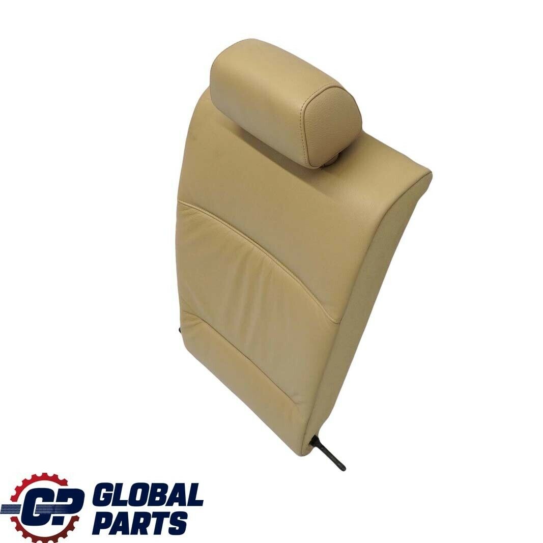 BMW 3 Series E90 Rear Right O/S Seat Cover Backrest Leather Beige Dakota