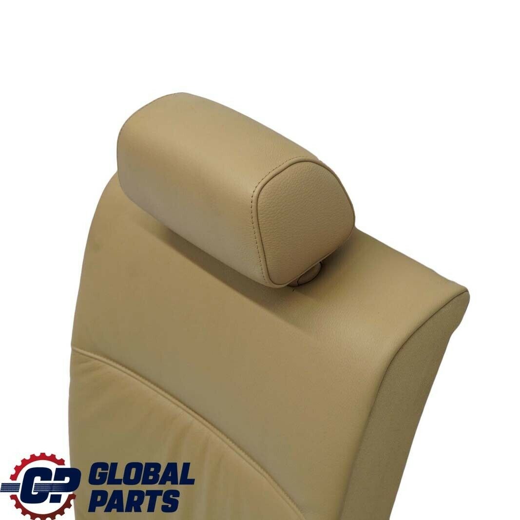 BMW 3 Series E90 Rear Right O/S Seat Cover Backrest Leather Beige Dakota