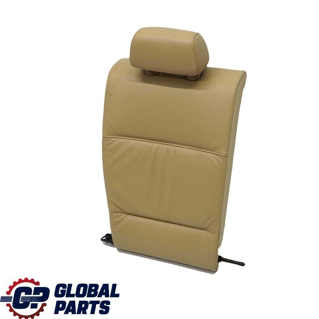 BMW 3 Series E90 Rear Right O/S Seat Cover Backrest Leather Beige Dakota