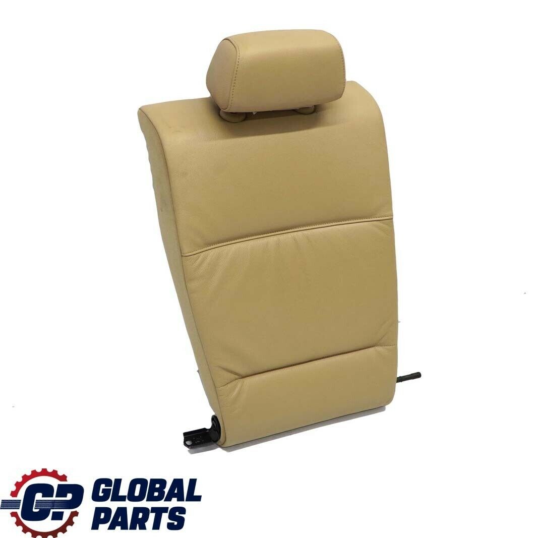 BMW 3 Series E90 Rear Right O/S Seat Cover Backrest Leather Beige Dakota