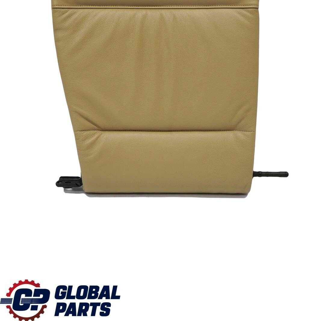 BMW 3 Series E90 Rear Right O/S Seat Cover Backrest Leather Beige Dakota