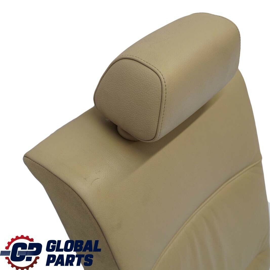 BMW 3 Series E90 Rear Right O/S Seat Cover Backrest Leather Beige Dakota