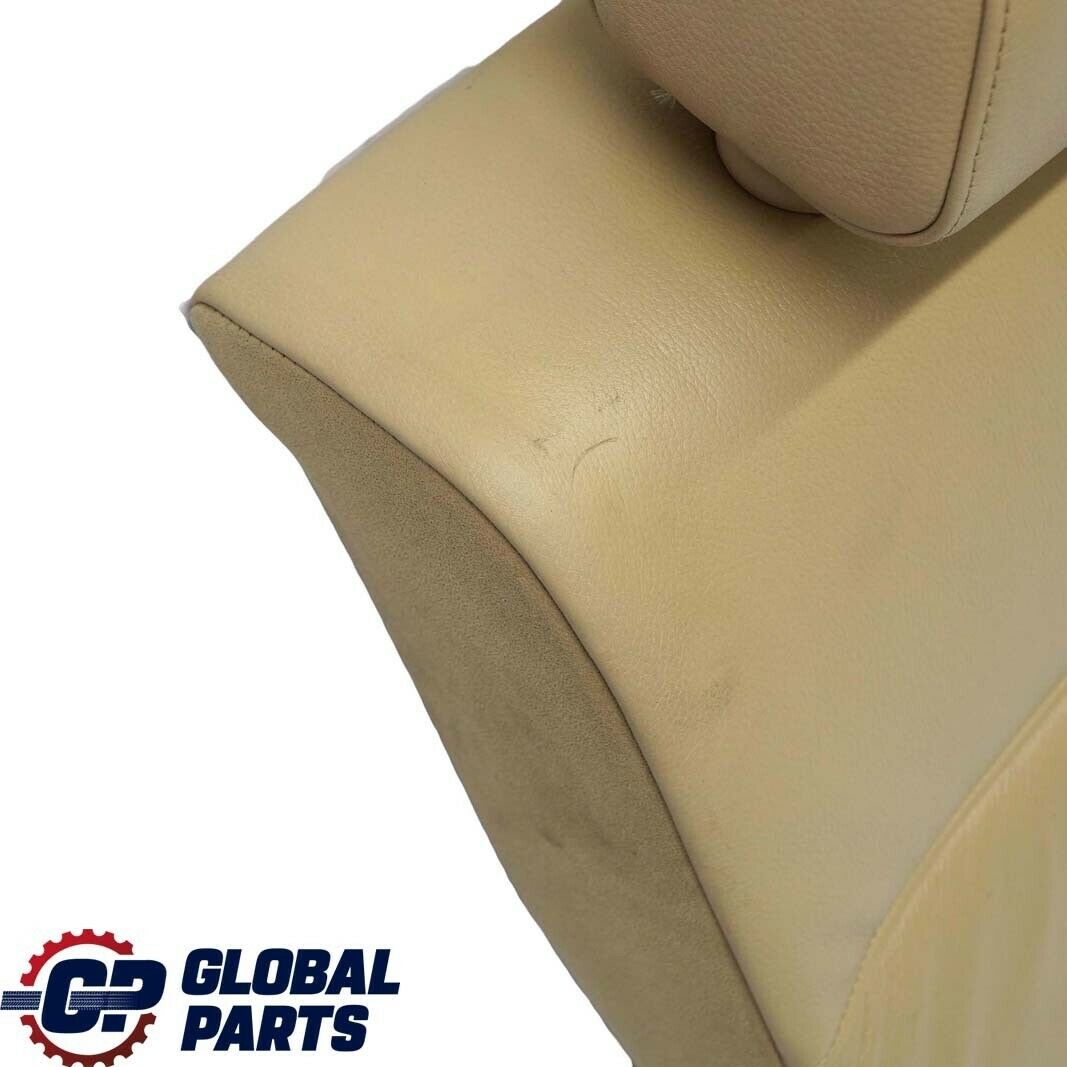 BMW 3 Series E90 Rear Right O/S Seat Cover Backrest Leather Beige Dakota