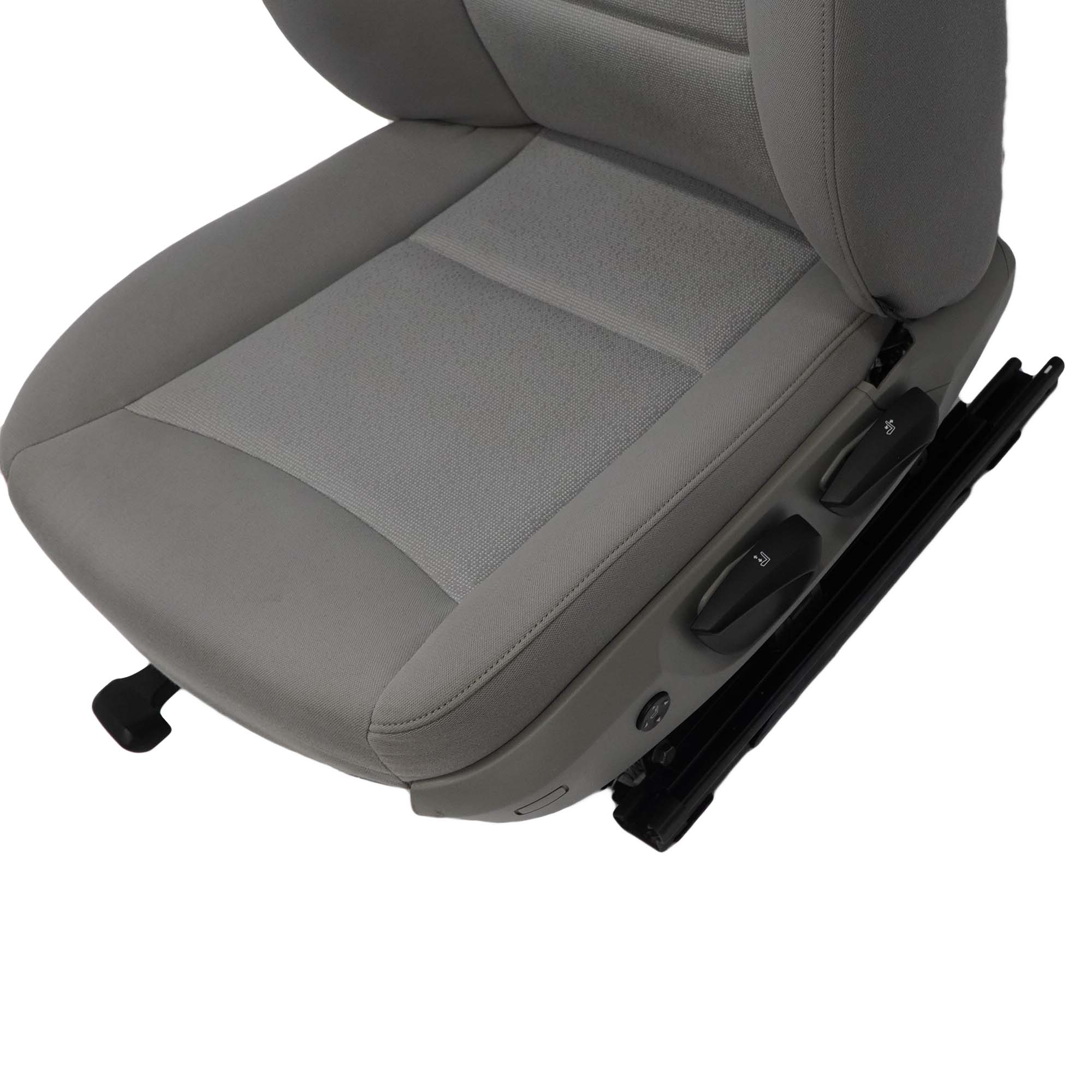 Front Seat BMW E90 E91 Cloth Fabric Grey Interior Left N/S Side Lumbar