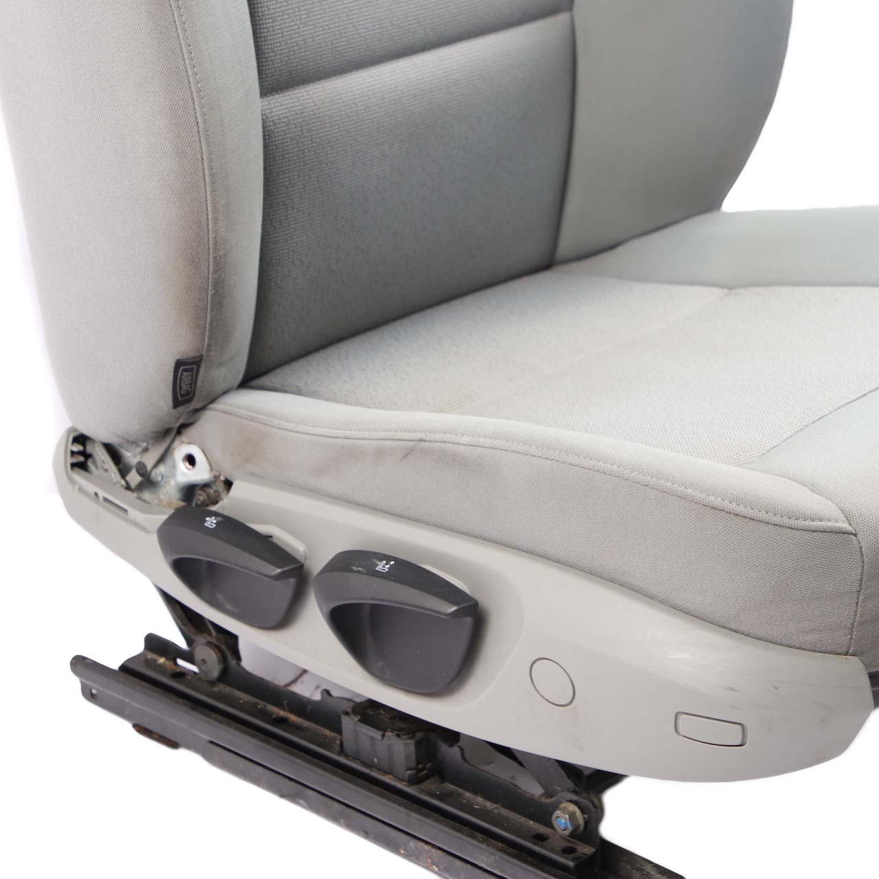 BMW 3 Series E90 E91 Cloth Fabric Grey Interior Front Right O/S Seat with Airbag