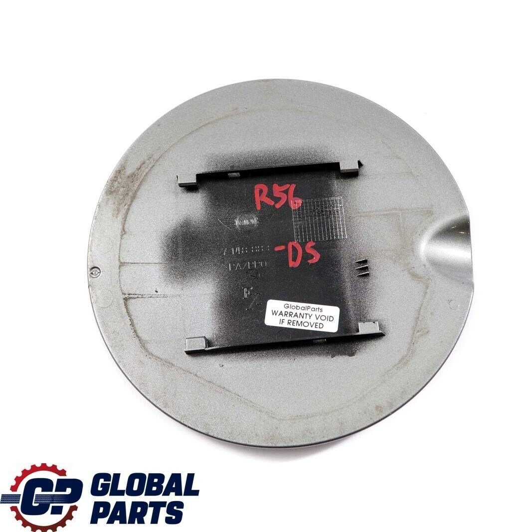 Mini Cooper R55 R56 LCI Filler In Flap Fuel Cap Cover Dark Silver 7148883