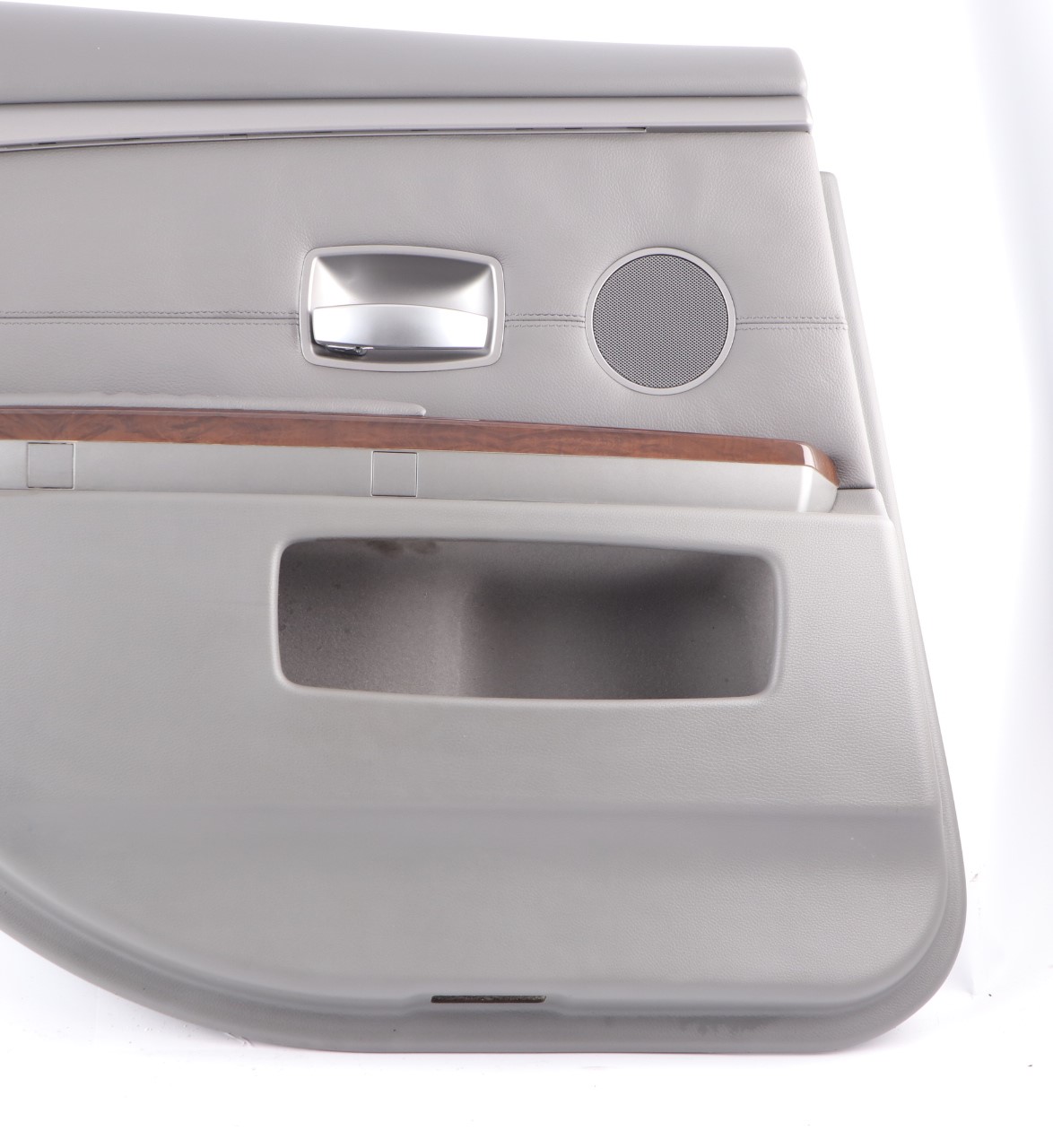 BMW E65 Door Card Rear Left N/S Interior Trim Panel Leather Nasca Flanell Grey