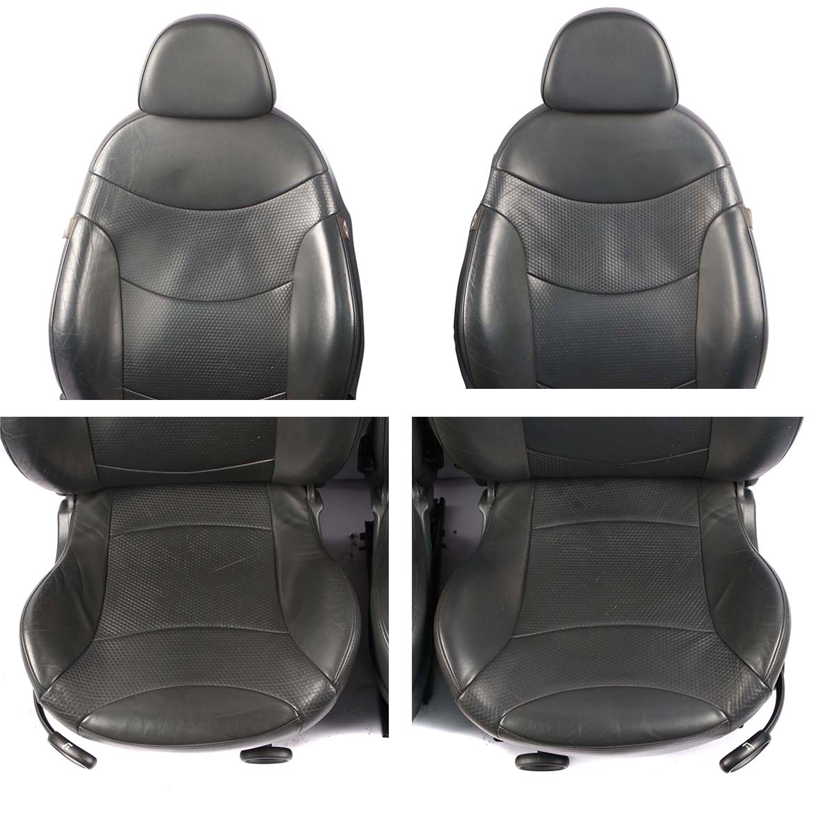 Leather Seats Mini Cooper R50 Seat Heated Sport Panther Black Profile Interior 