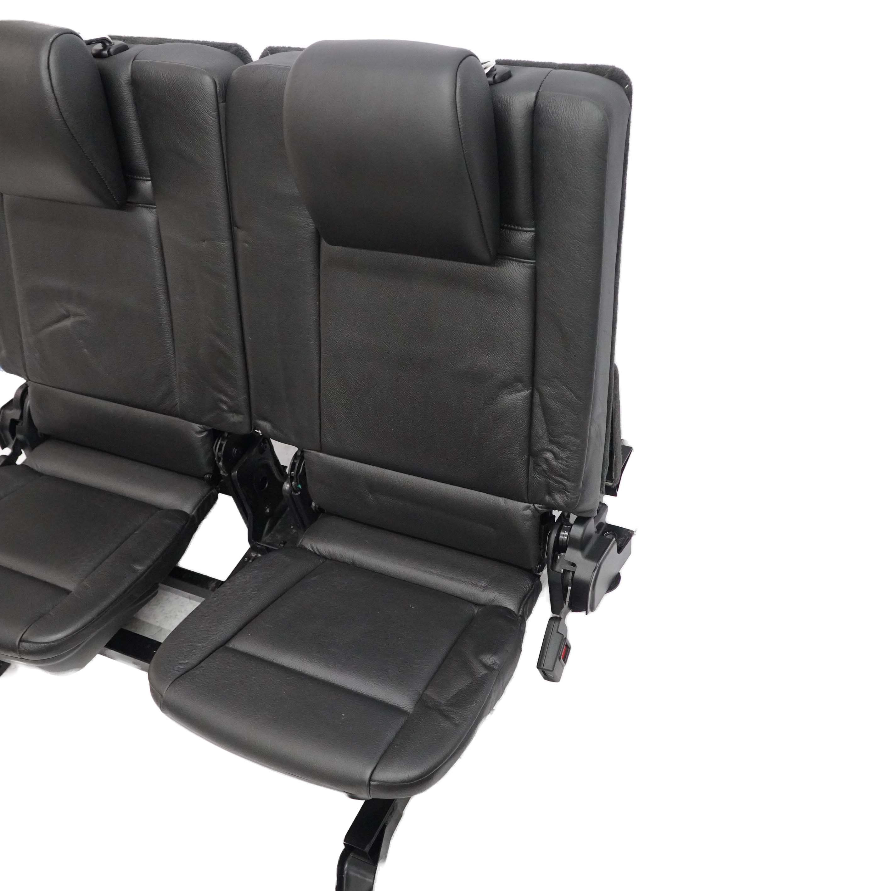 Rear Seat BMW X5 E70 Third Row Additional Seats Backrest Bench Black Leather