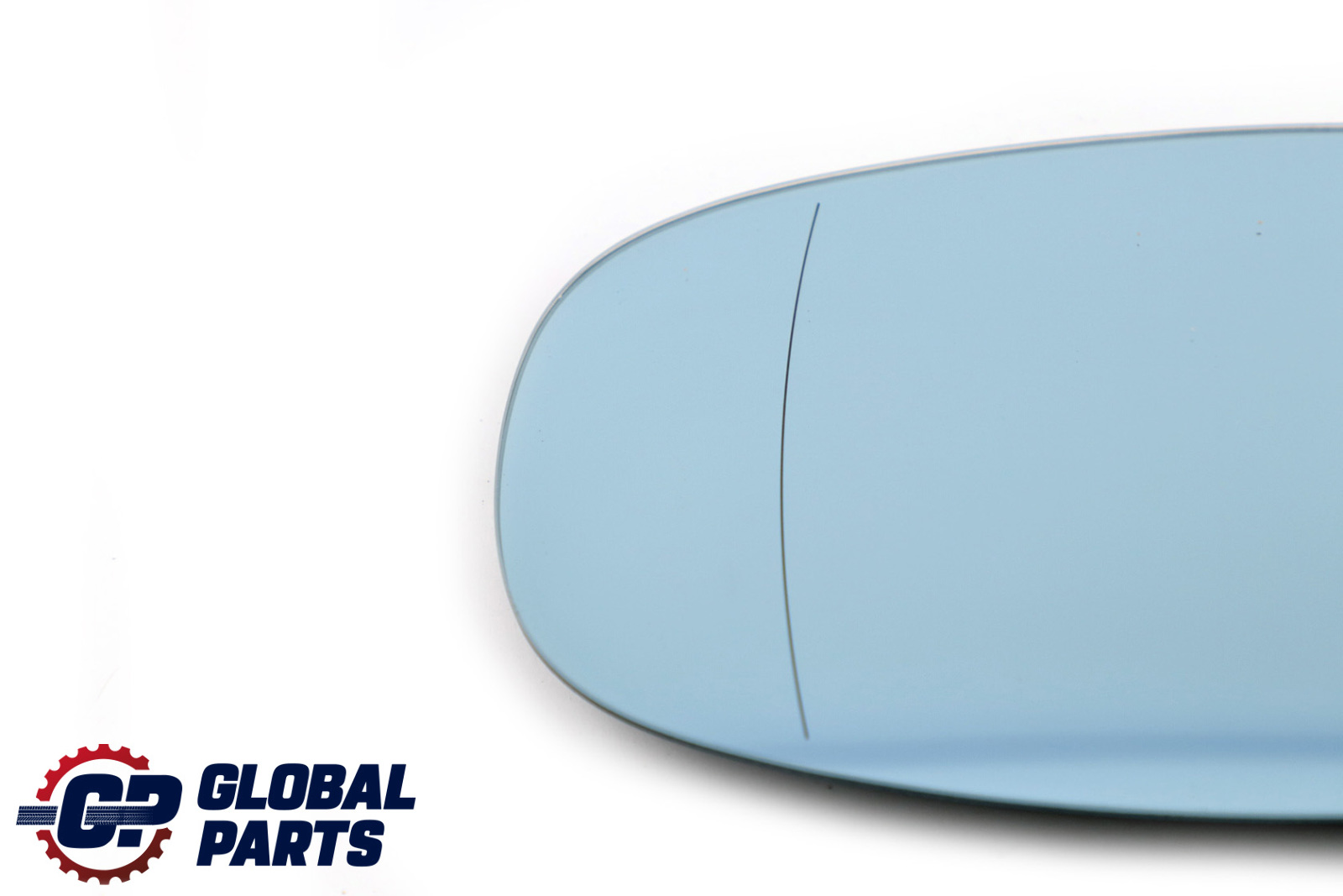 BMW 3 Series E90 E91 LCI Left N/S Wing Mirror Glass Heated Wide Angle Blue