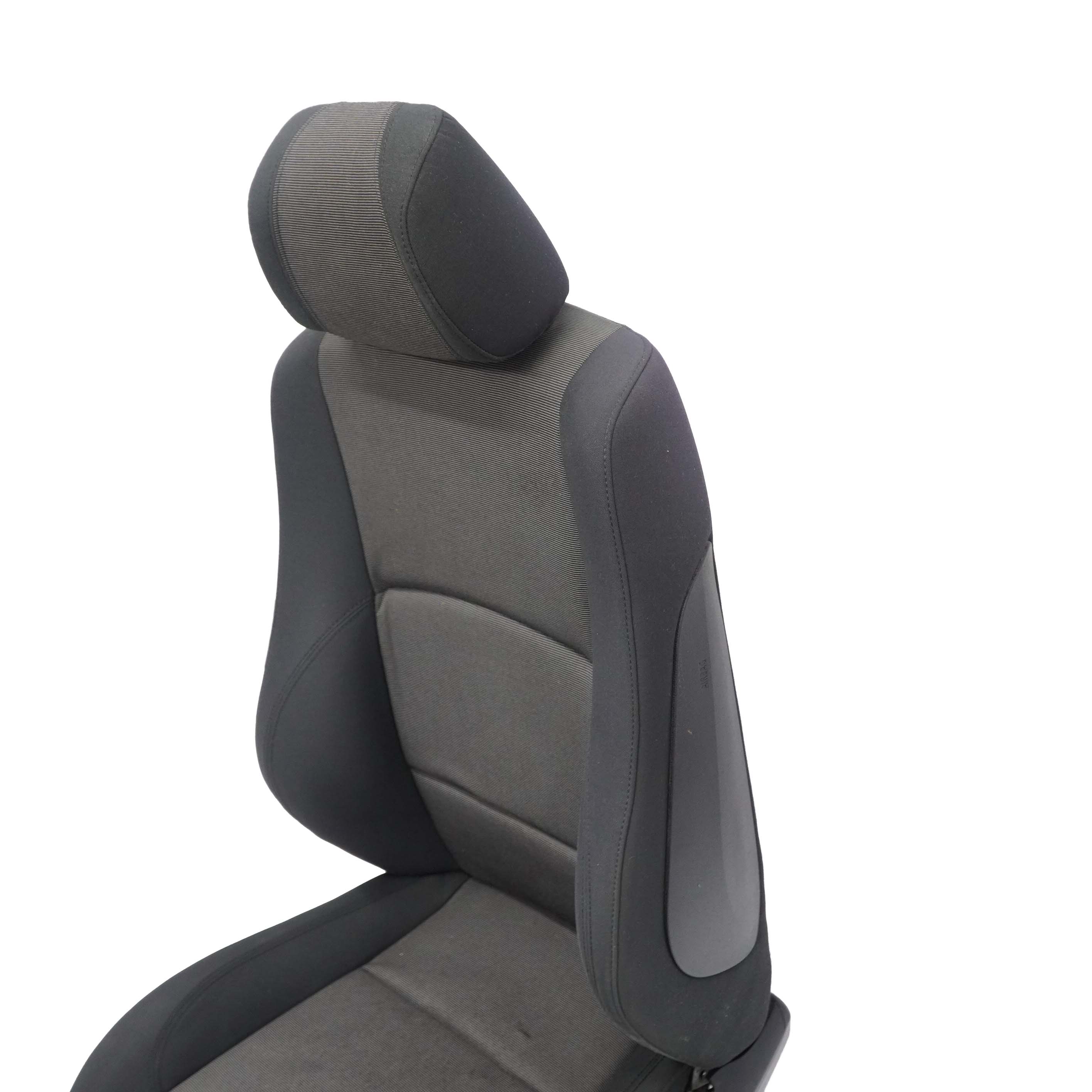 BMW 1 Series E87 Sport Cloth Moire / Anthracite Interior Front Left N/S Seat 