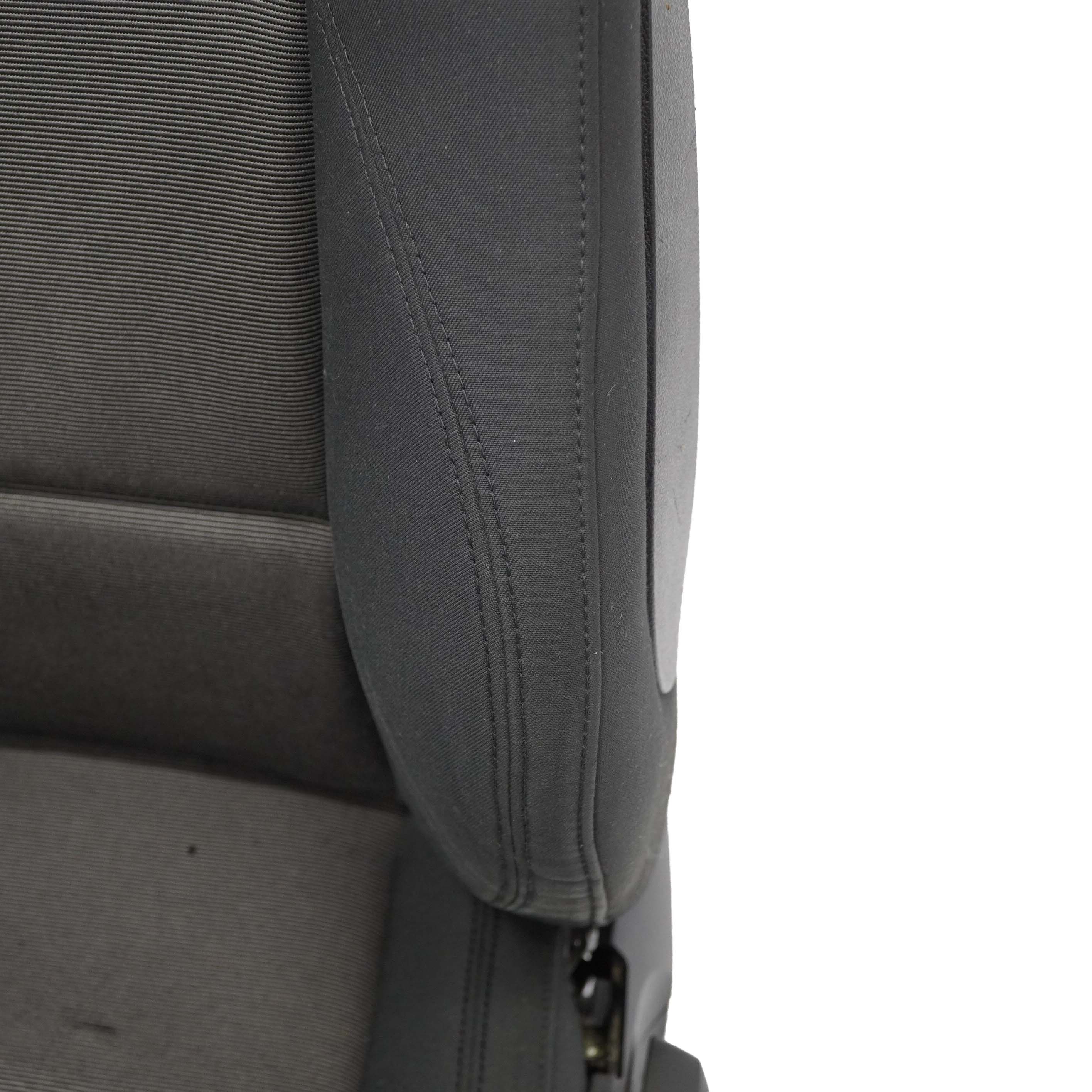 BMW 1 Series E87 Sport Cloth Moire / Anthracite Interior Front Left N/S Seat 