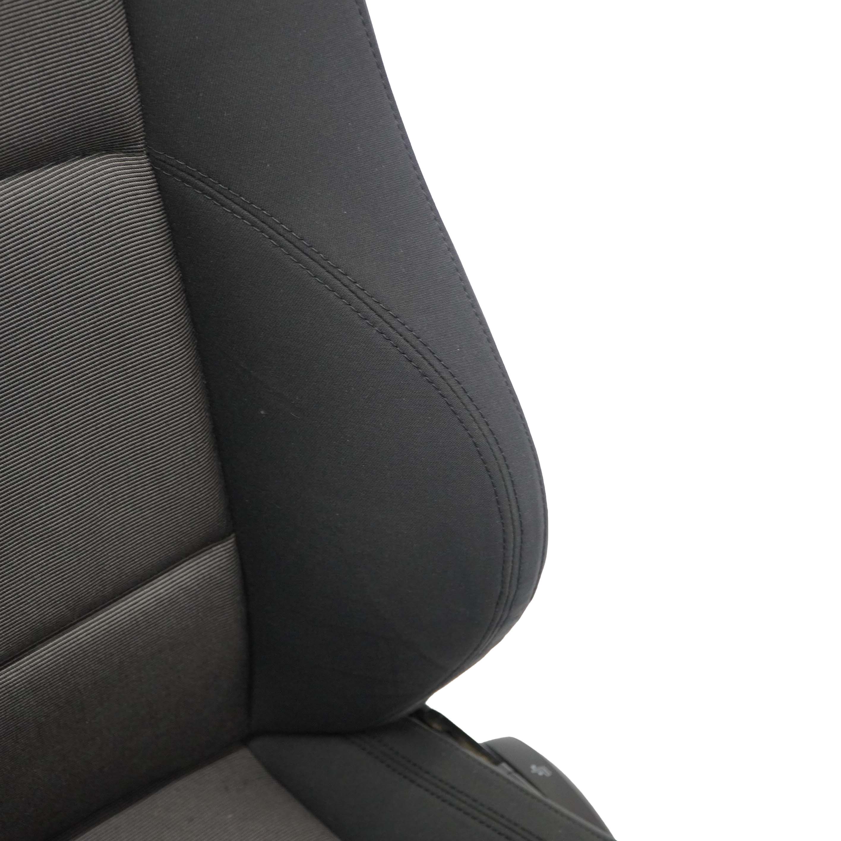 BMW 1 Series E87 Sport Cloth Moire / Anthracite Interior Front Left N/S Seat 