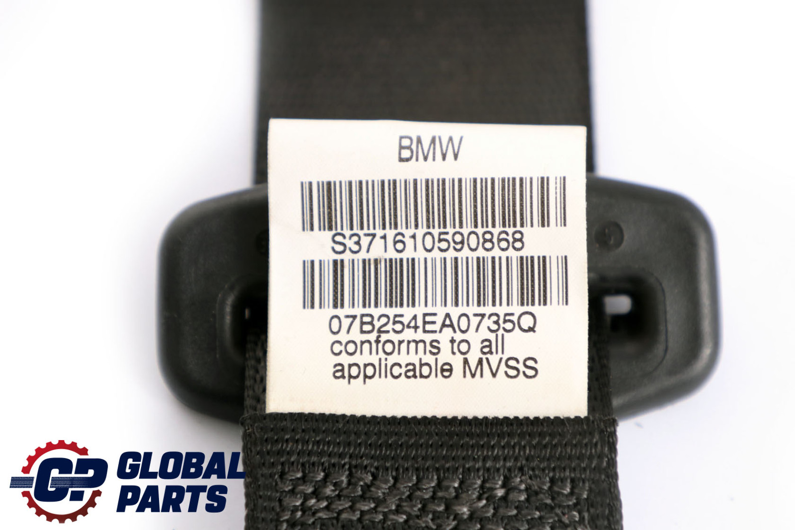 BMW X5 Series E70 Rear Left N/S Seat Upper Belt Schwarz Black 7161059