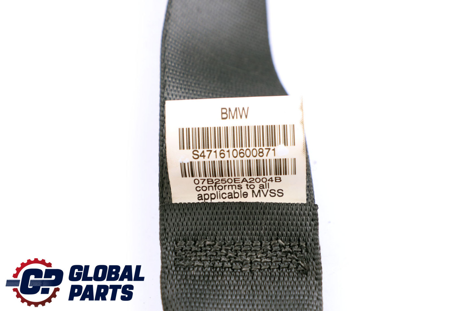 BMW X5 Series E70 Rear Right O/S Seat Upper Belt Schwarz Black 7161060