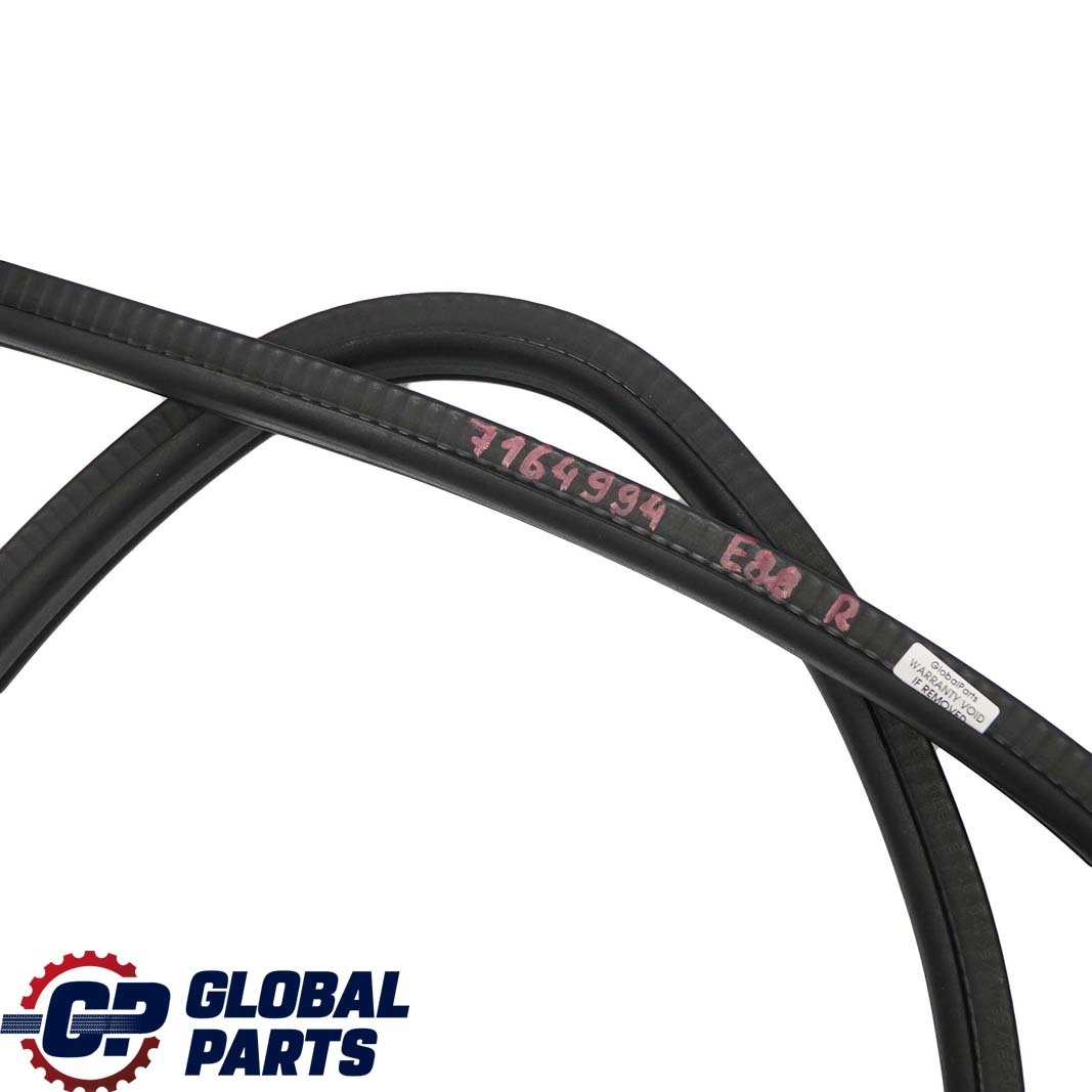 BMW 1 Series E88 Cabrio Door Weatherstrip Strip Seal Gasket Right O/S 7164994