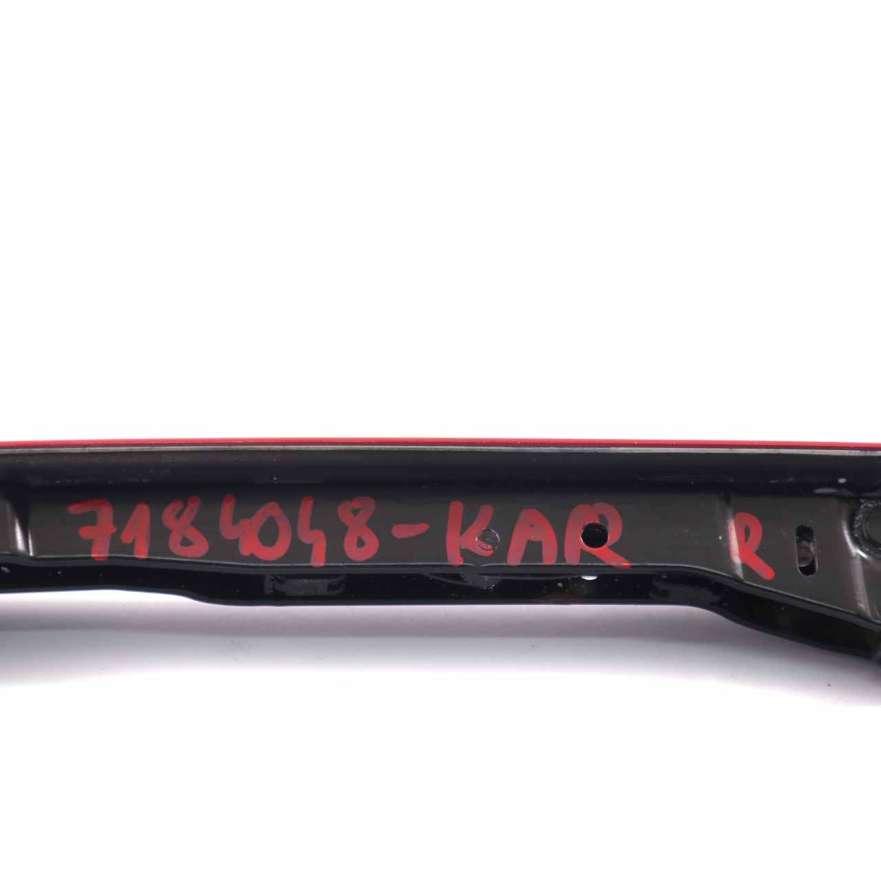 BMW E93 Roof Hinge Cover Right O/S Top Moulding Strip Karmesinrot Red - A61