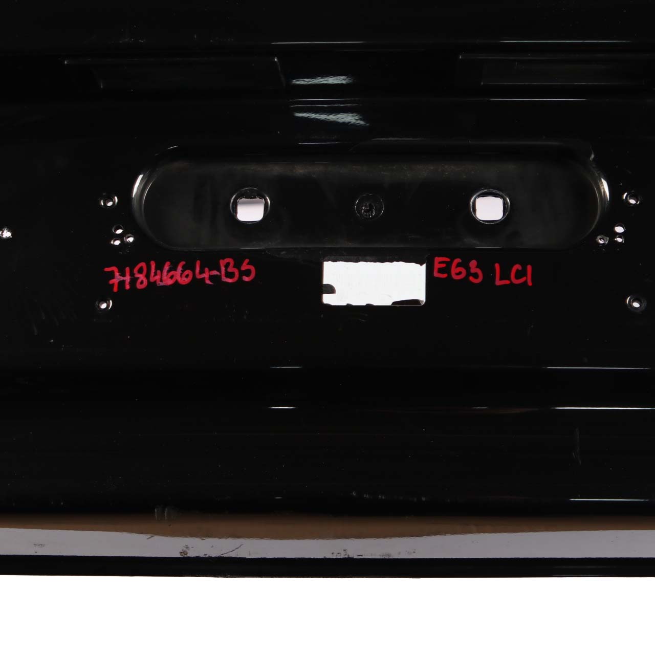 Rear Bumper BMW E63 E64 LCI PDC Trim Panel Black Sapphire Metallic - 475