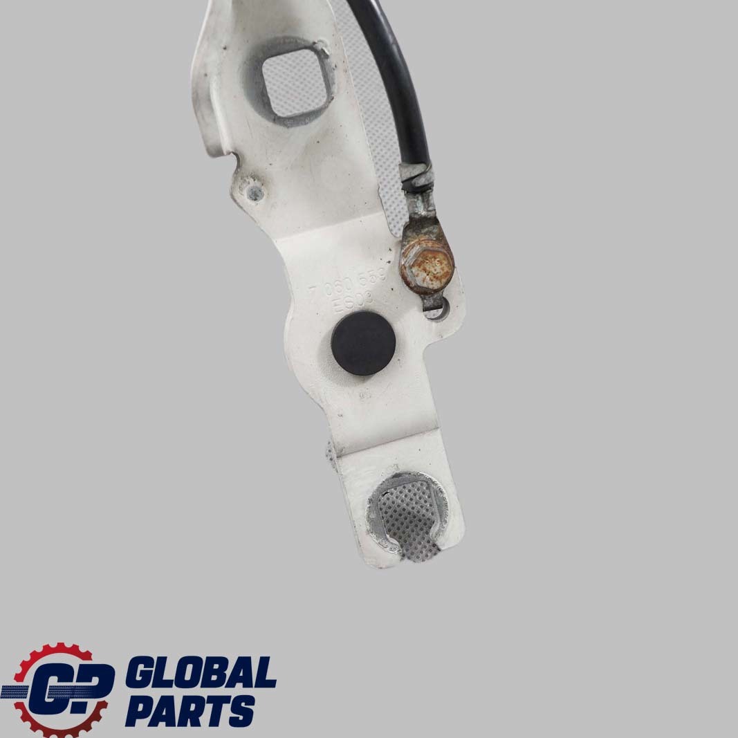 BMW 1 E81 E87 Left N/S Engine Hood Hinge Bonnet Alpinweiss White - 300 7060559