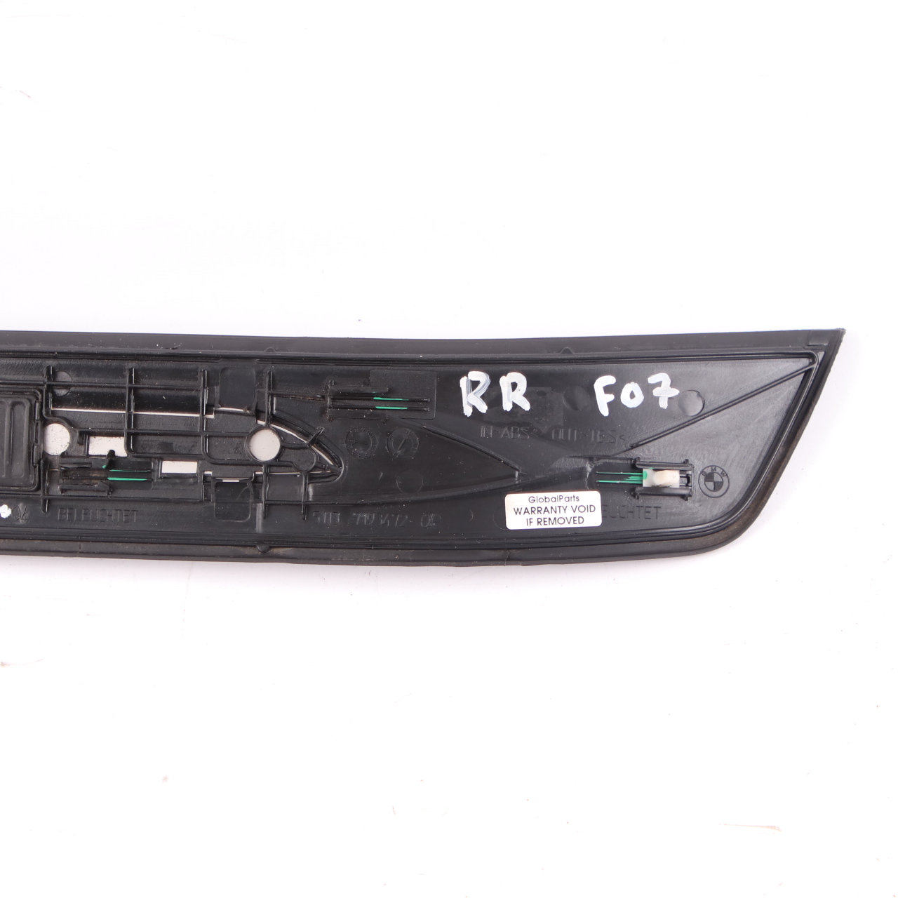  Cover Entrance Door BMW F07 Gran Turismo Rear Right Trim Panel Strip 7193472