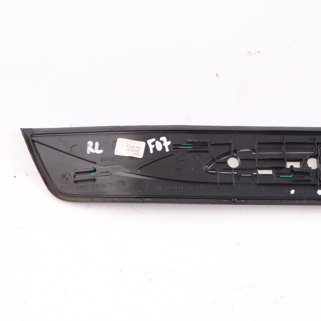  Cover Entrance Door BMW F07 Gran Turismo Rear Left Trim Panel Strip 7193475