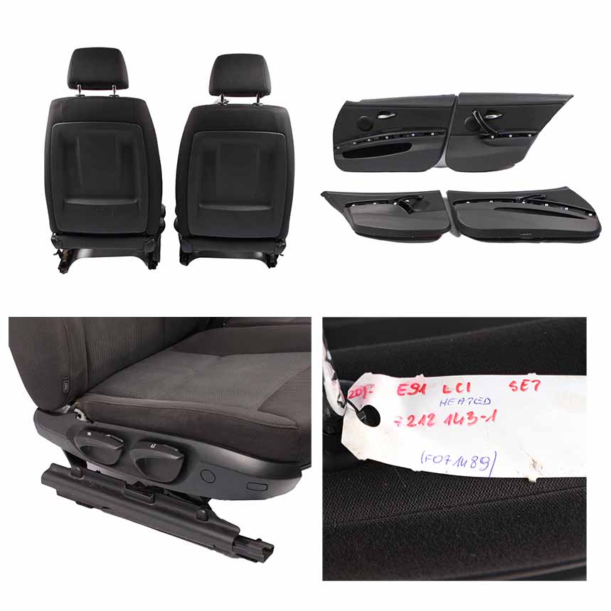 BMW E91 LCI Touring Set Cloth Fabric Vertex Interior Seats Seat with Door Cards 