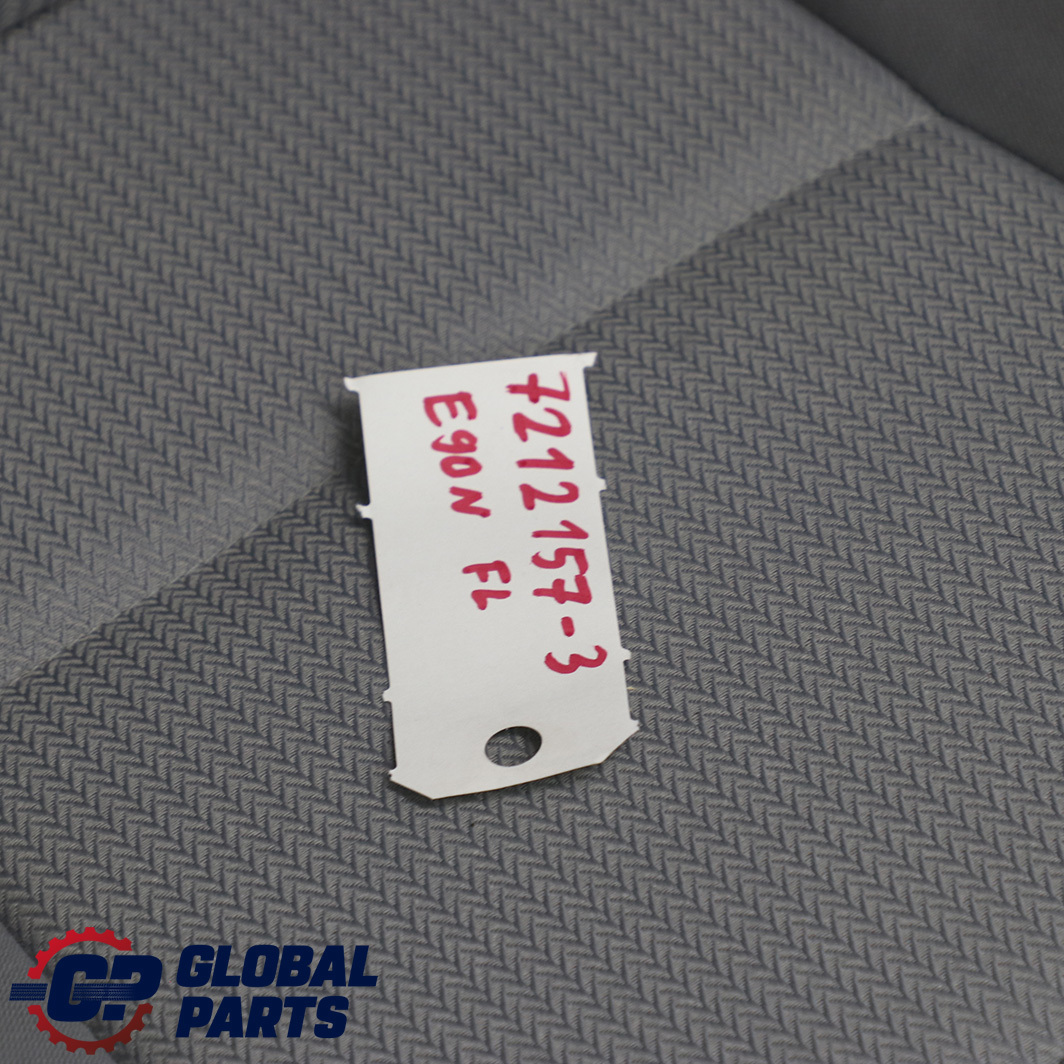 BMW E90 E91 LCI Cloth Fabric Vertex Interior Front Left N/S Seat Grey Lumbar