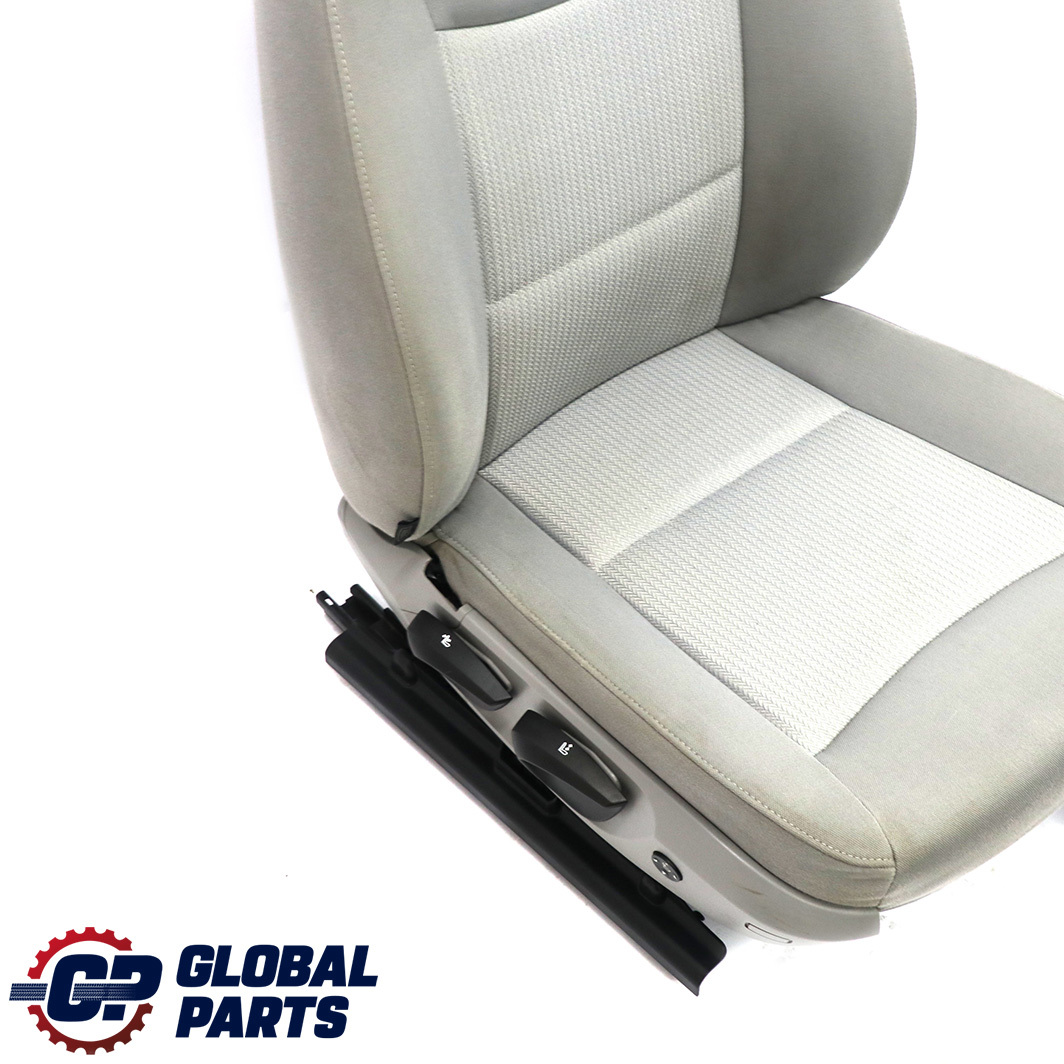 BMW E90 E91 LCI Cloth Fabric Interior Front Right O/S Side Seat Grey Lumbar