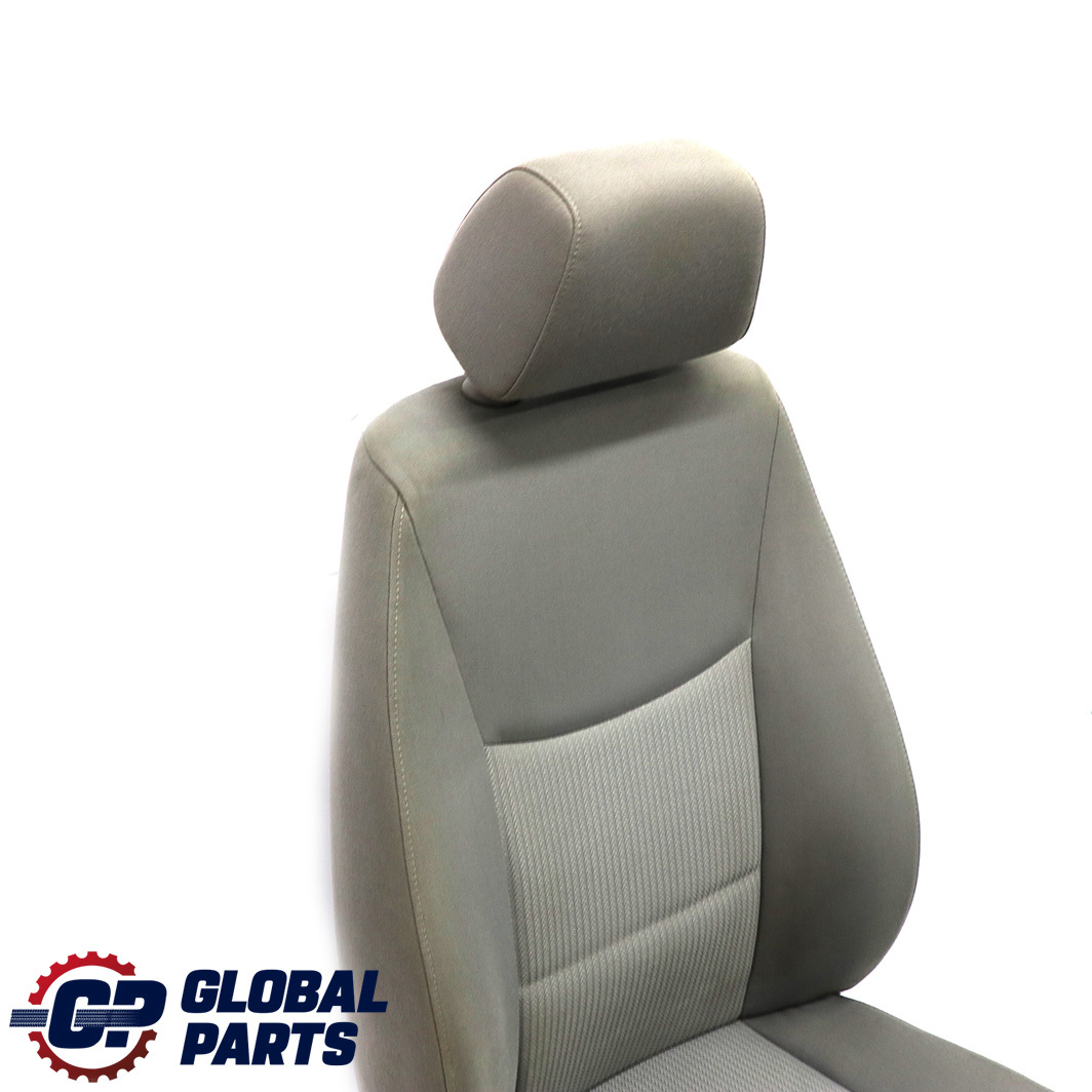 BMW E90 E91 LCI Cloth Fabric Interior Front Right O/S Side Seat Grey Lumbar