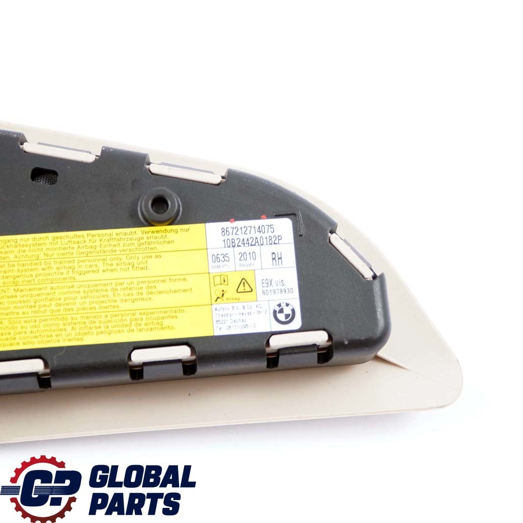 BMW E90 E91 LCI Front Right O/S Seat Side Air Module Oyster 7212714