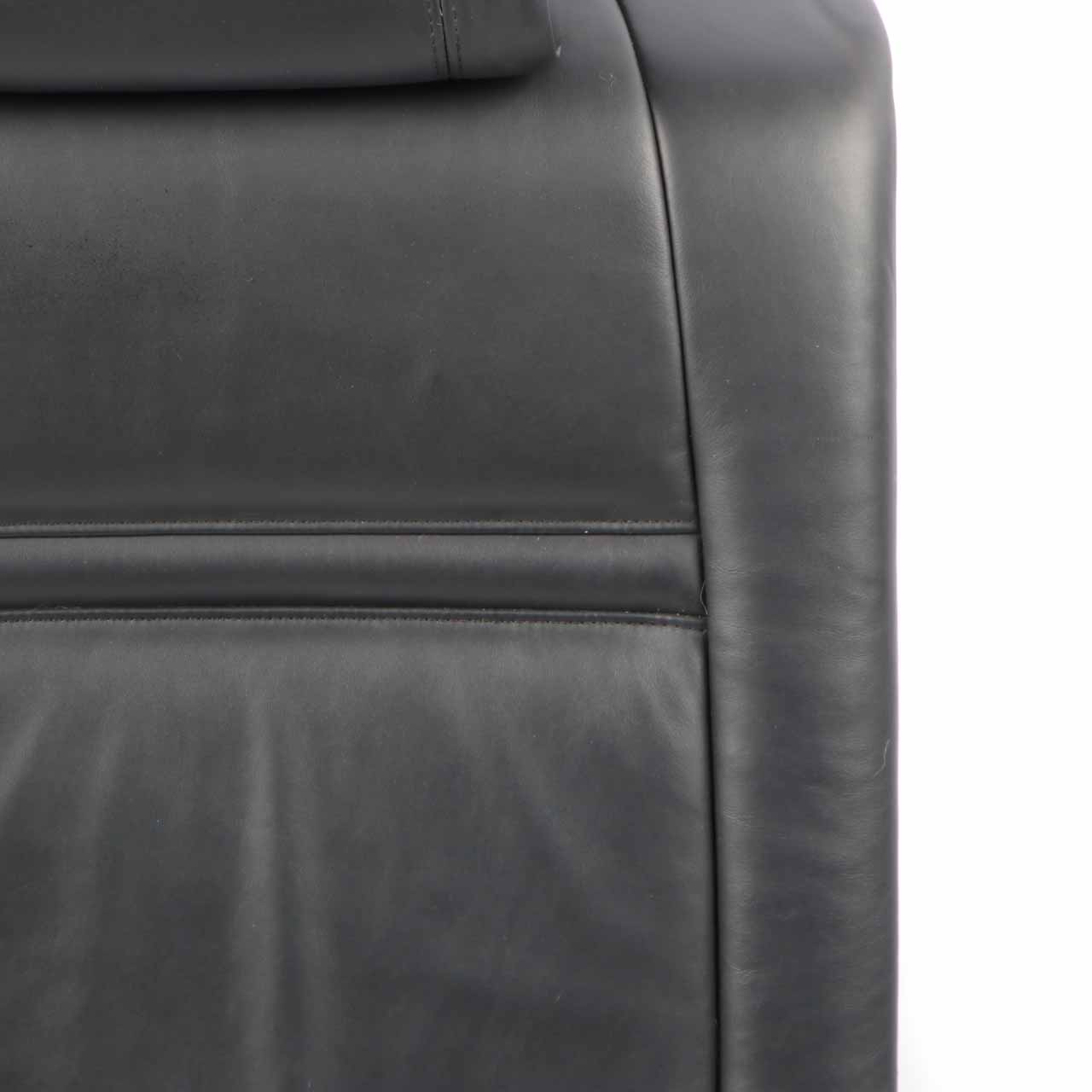 BMW X5 E70 Seat Backrest Rear Right O/S Seat Back Cover Black Leather Nappa