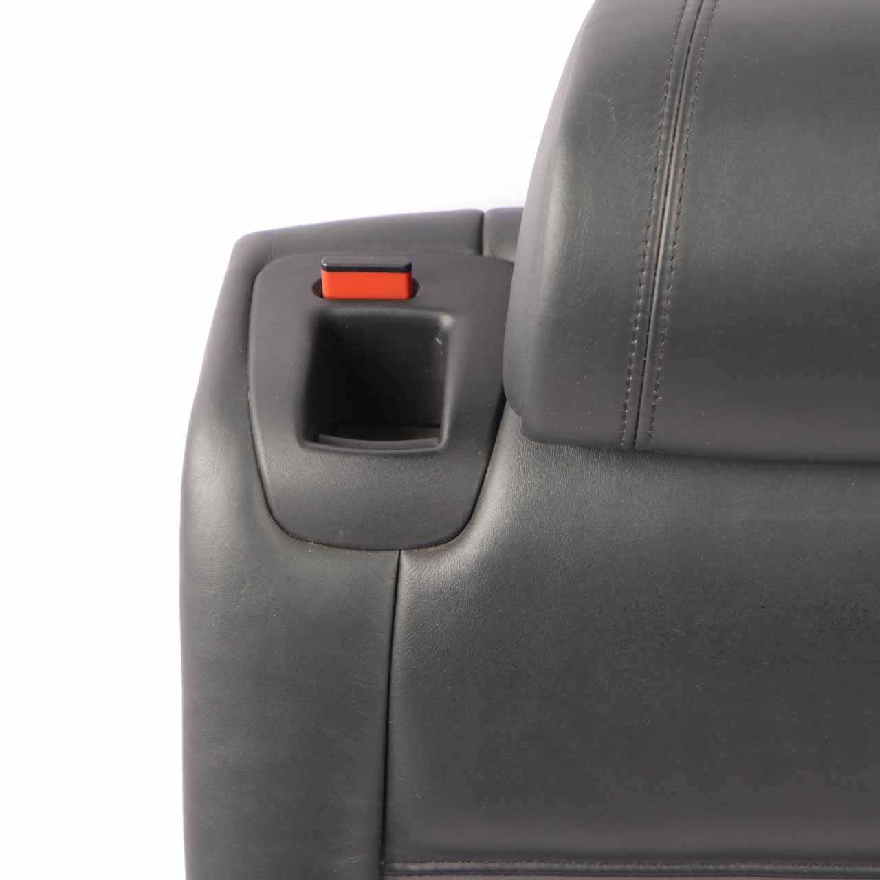 BMW X5 E70 Seat Backrest Rear Right O/S Seat Back Cover Black Leather Nappa