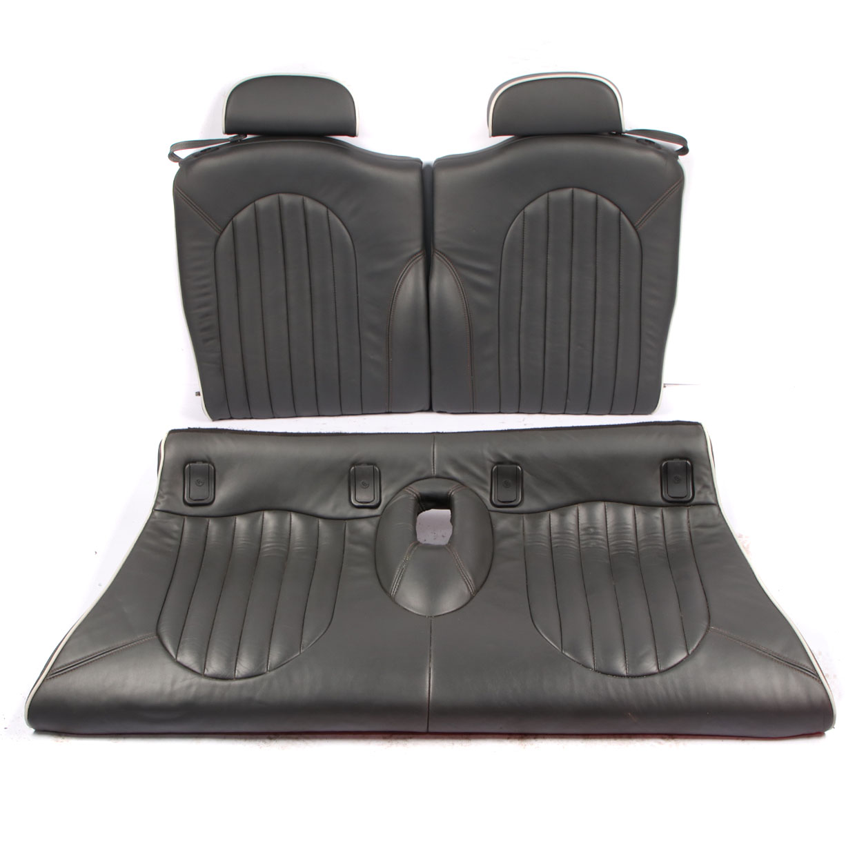 Leather Seats Mini R52 Sport English Side Walk Panther Black Front Rear Seat